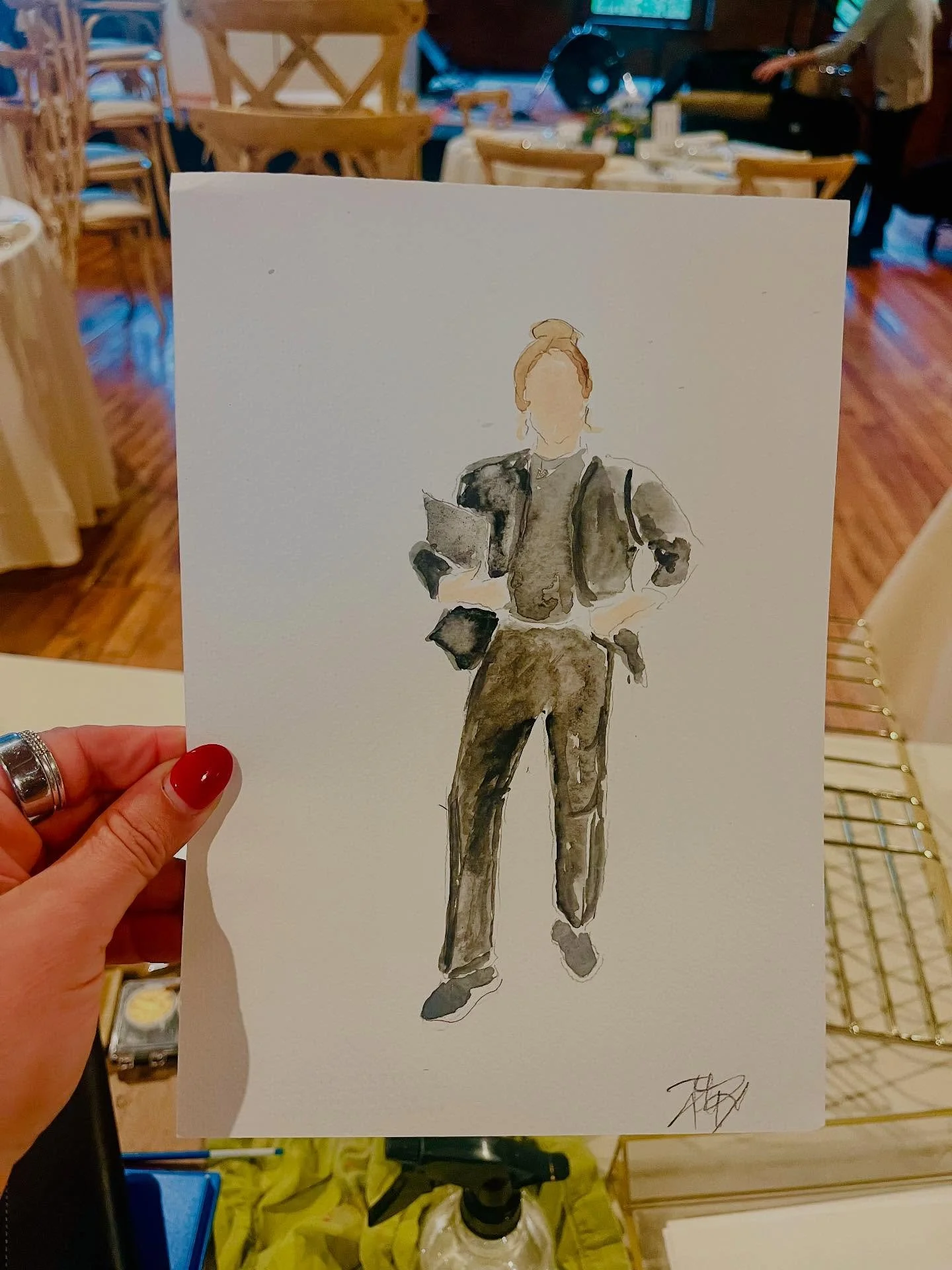 Coming up on eight years of this pose&mdash;and every moment has been worth it. So grateful to all the incredible clients who&rsquo;ve trusted me with their most special days! 💕🥂 #justcalldana
🎨 @molliefoxstudio 
&bull;
&bull;
&bull;
#eventplanner