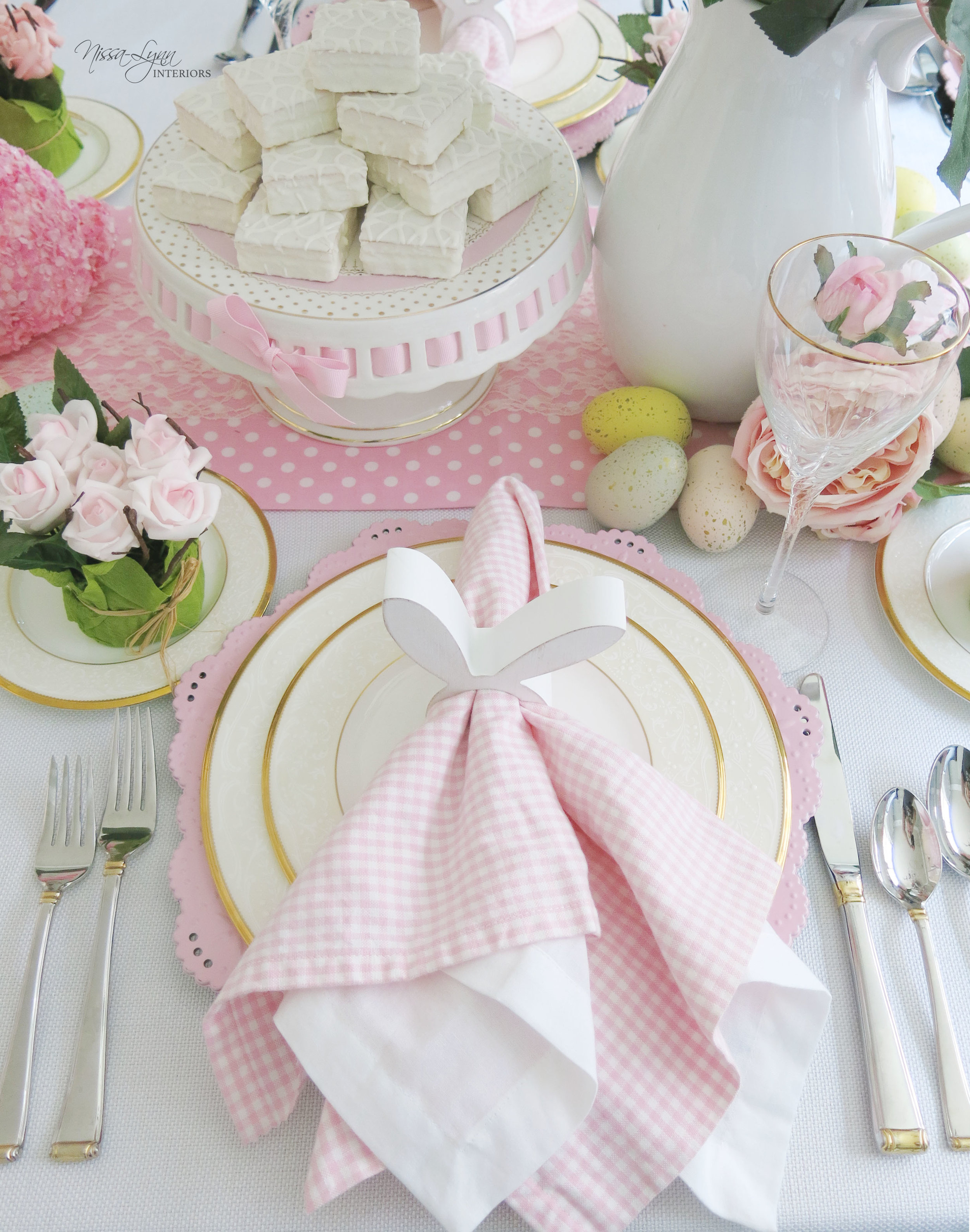 A Pretty in Pink Easter Tablescape — Nissa-Lynn Interiors