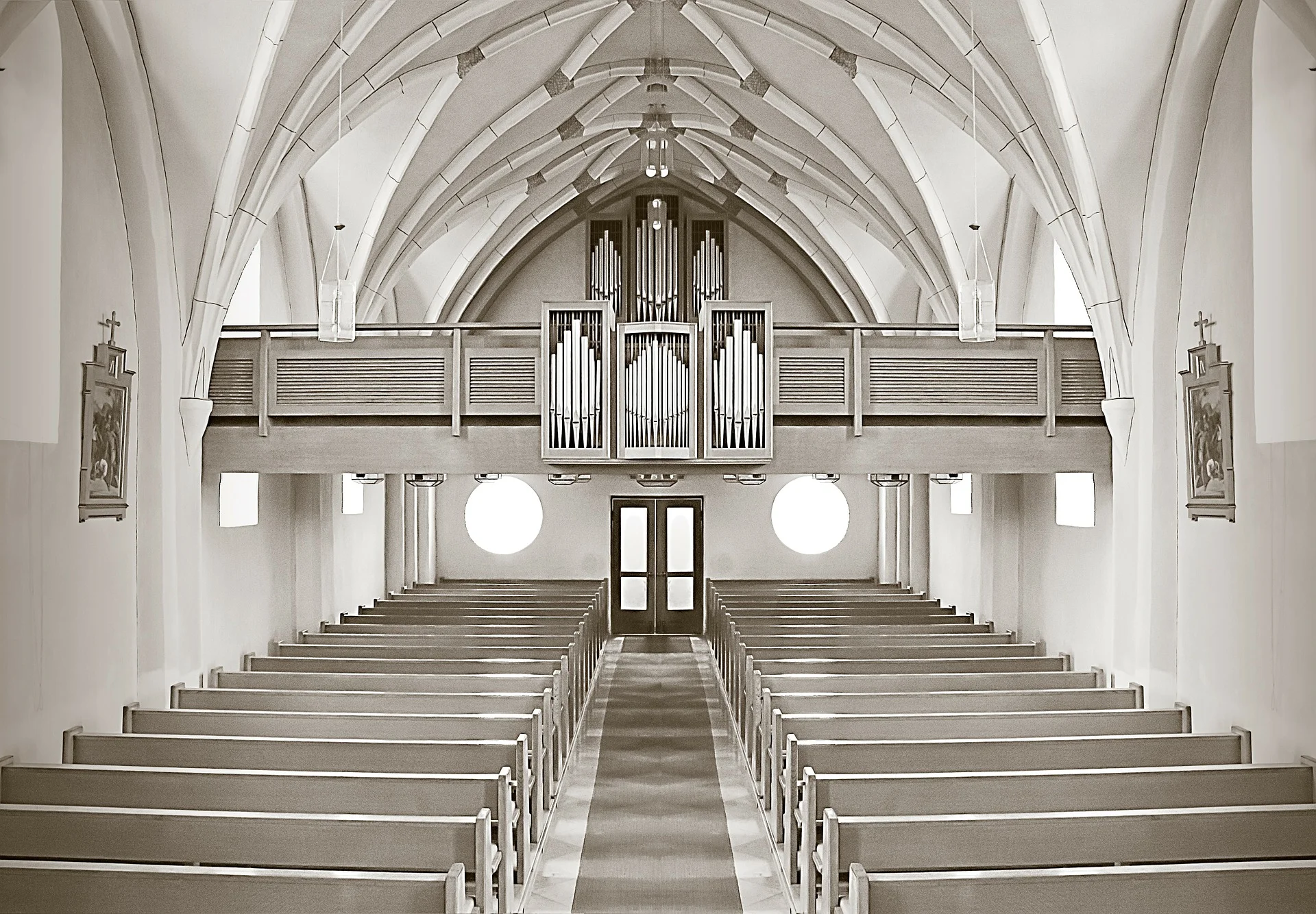 Church almost destroyed acoustically