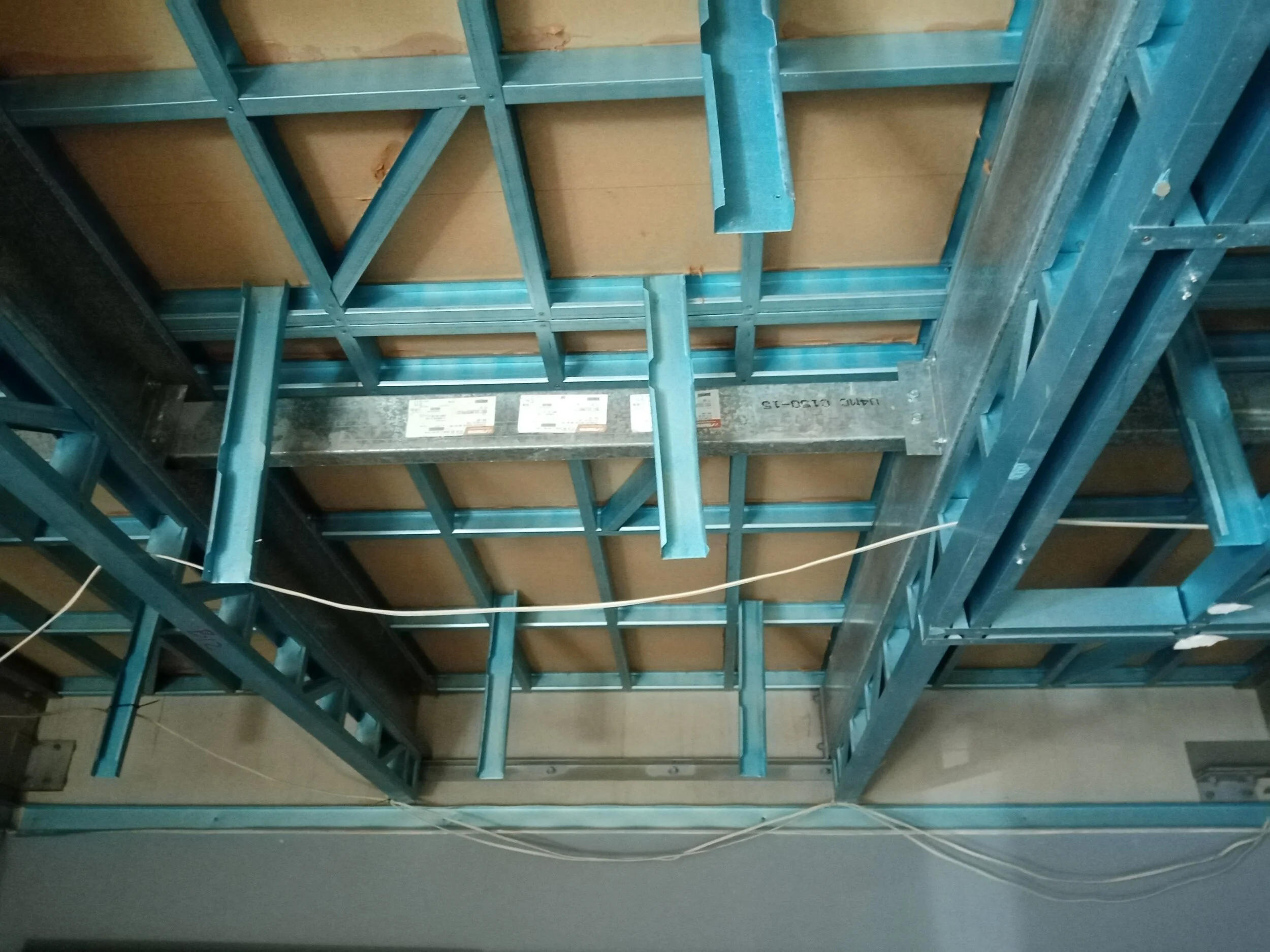Existing floor from underneath
