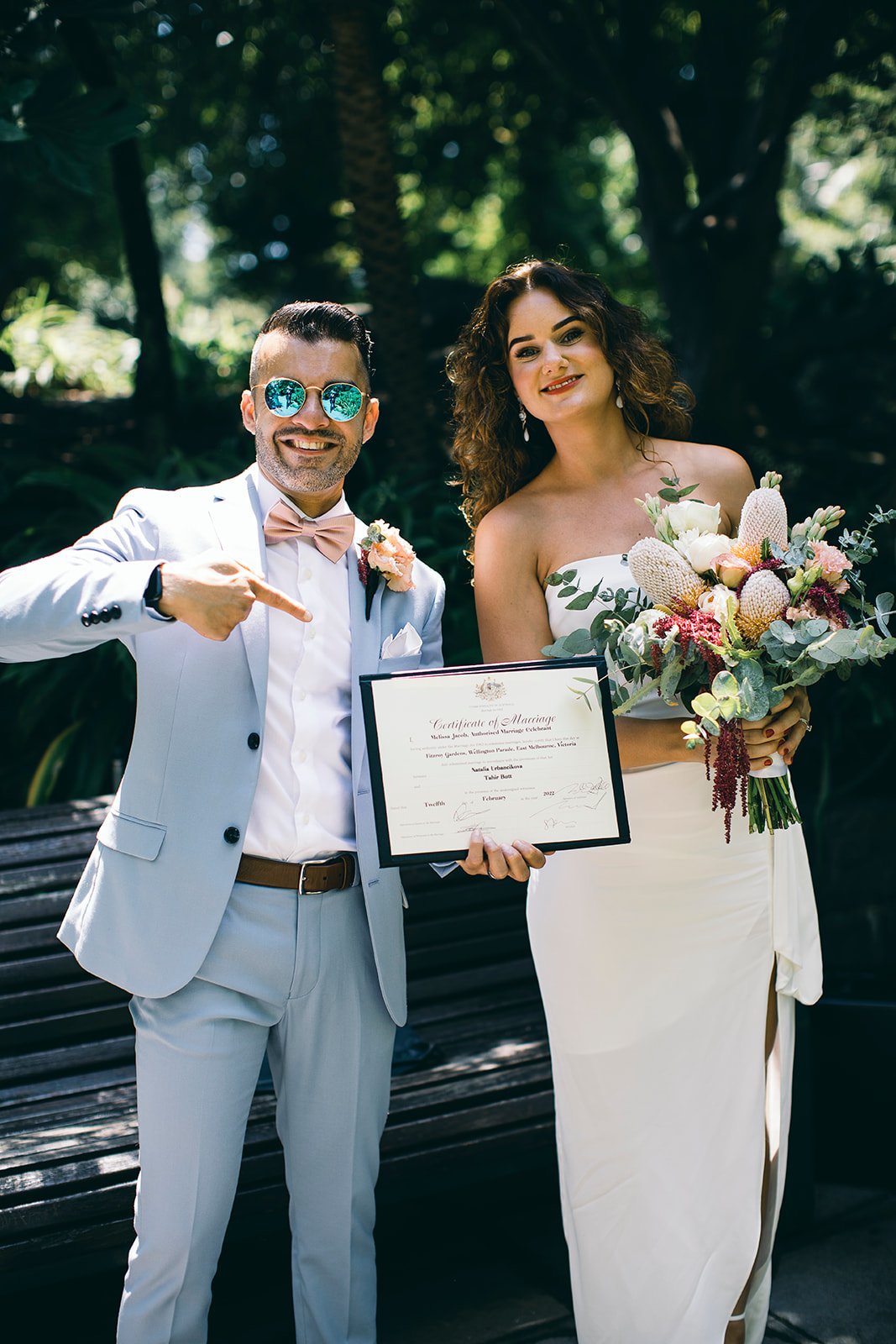 Celebrant in Hobart for registry style wedding
