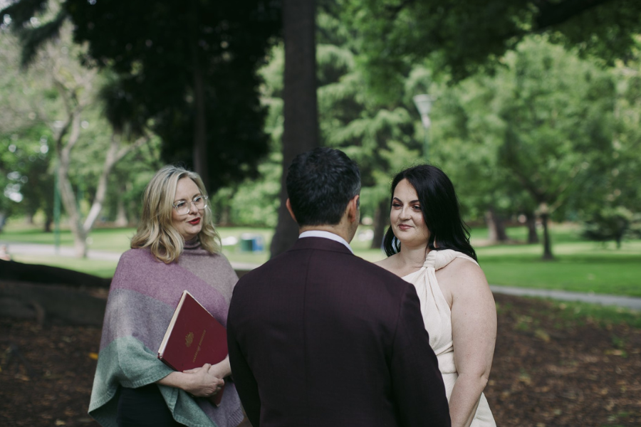 Can my friend be my celebrant in Australia?