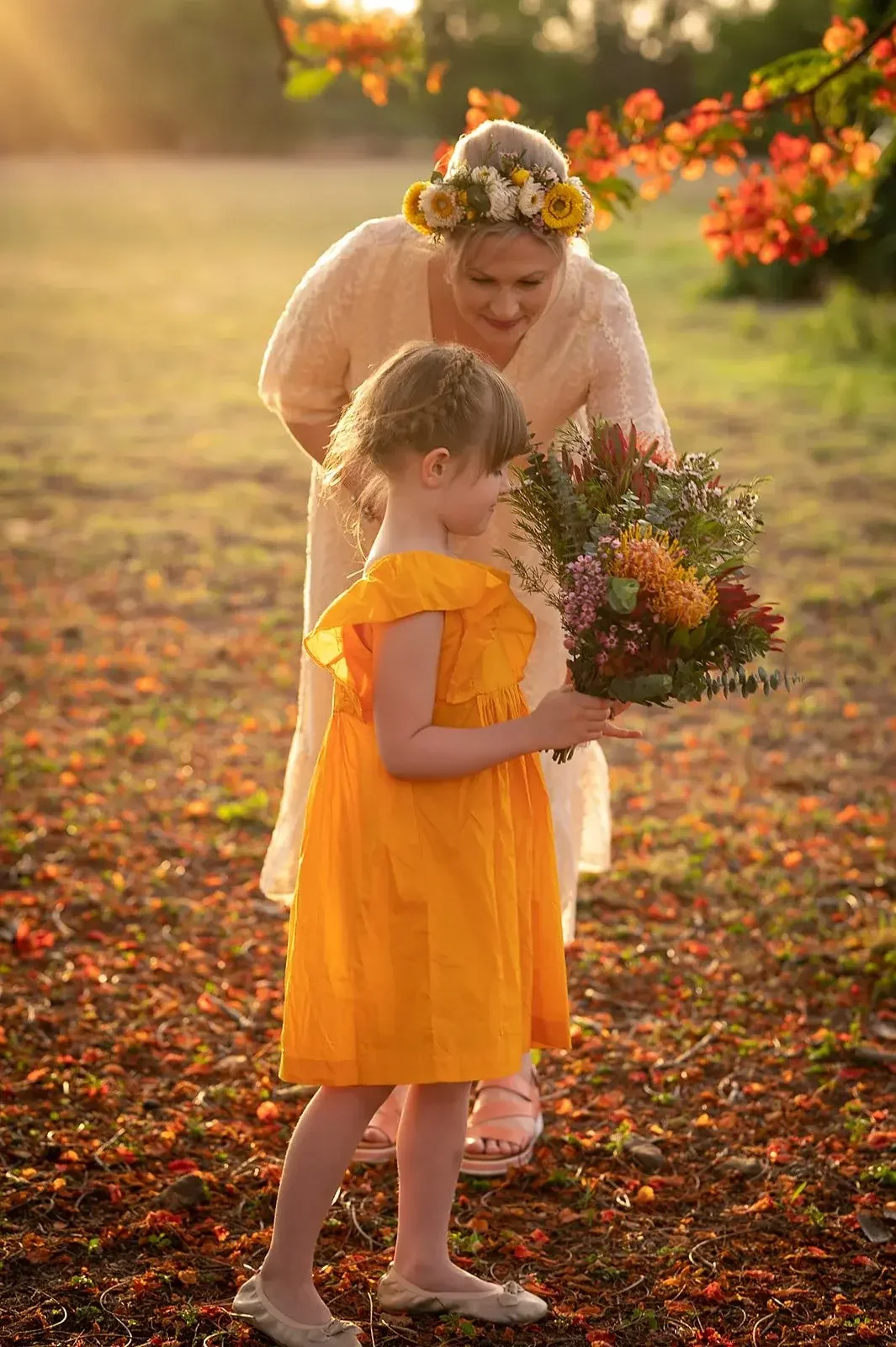 Couple livestreaming their Darwin elopement ceremony to family and friends with I Do Drive Thru