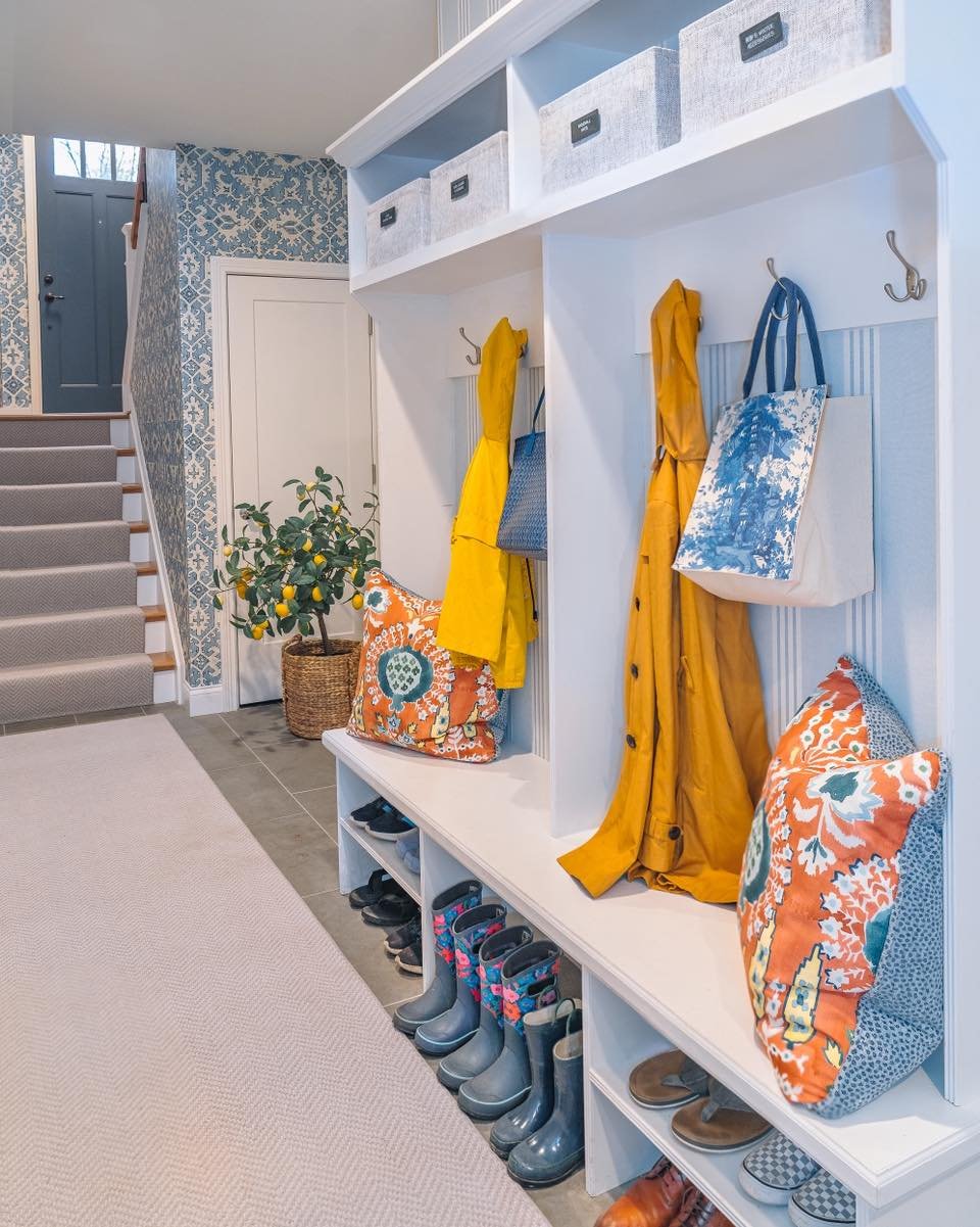 Rainy days like we have had lately, really highlight the charm of having a beautifully designed entry spot or mudroom. Each space adds its own touch of style while keeping things perfectly practical&mdash;because staying organized should always look 