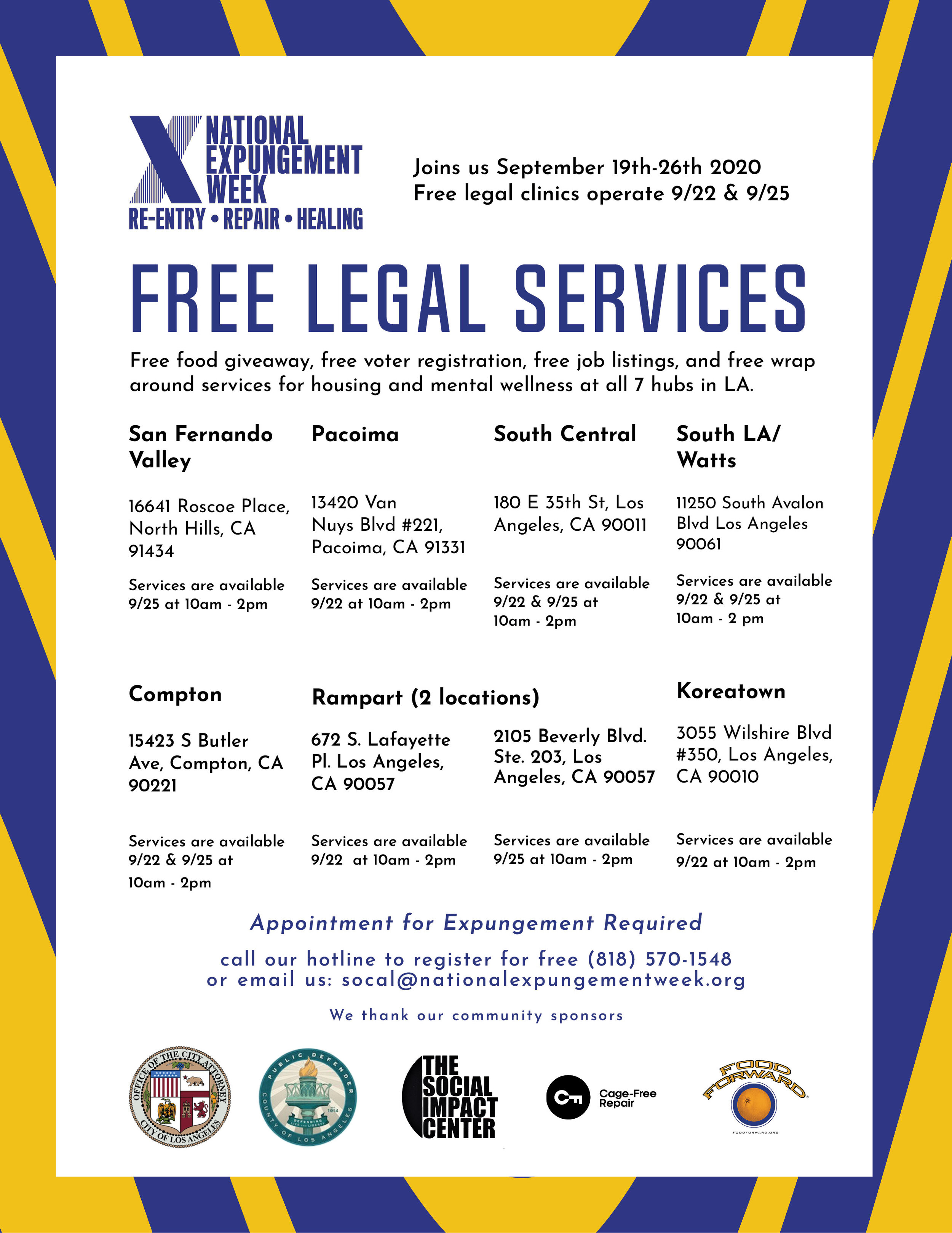 NEW 20 Events — National Expungement Works