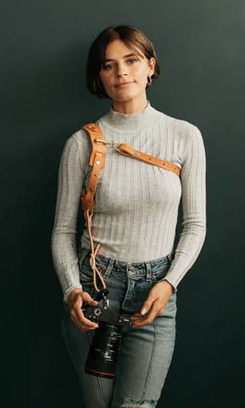 Rose Anvil + India Earl Camera Harness are the top of the line harnesses. They don’t pinch, the cameras won’t swing and hit something, and the back and neck support makes it the best harness on the market. Prices and features range: $120-295.