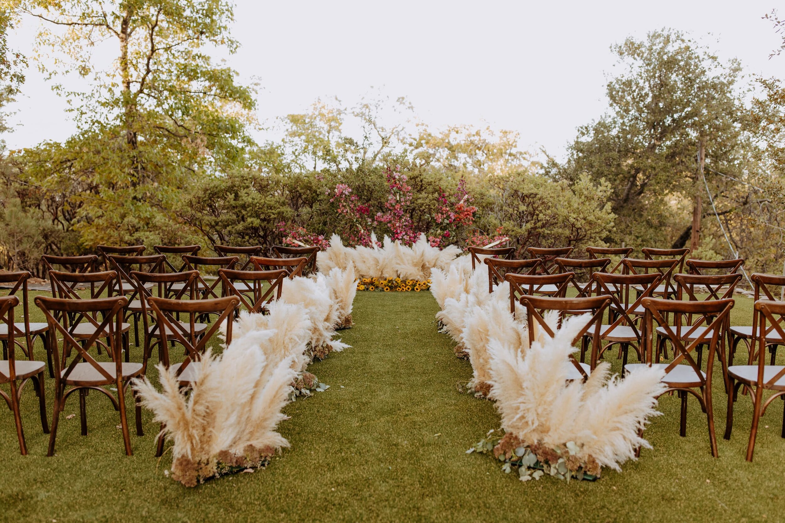 pine hill julian boho pampas grass details ceremony trademark venuessan diego wedding photographer california