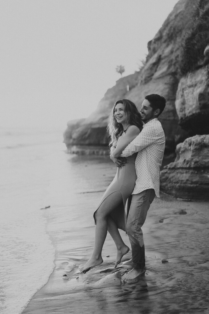 Missy + Jordan's Engagement | Swami's beach-28.jpg