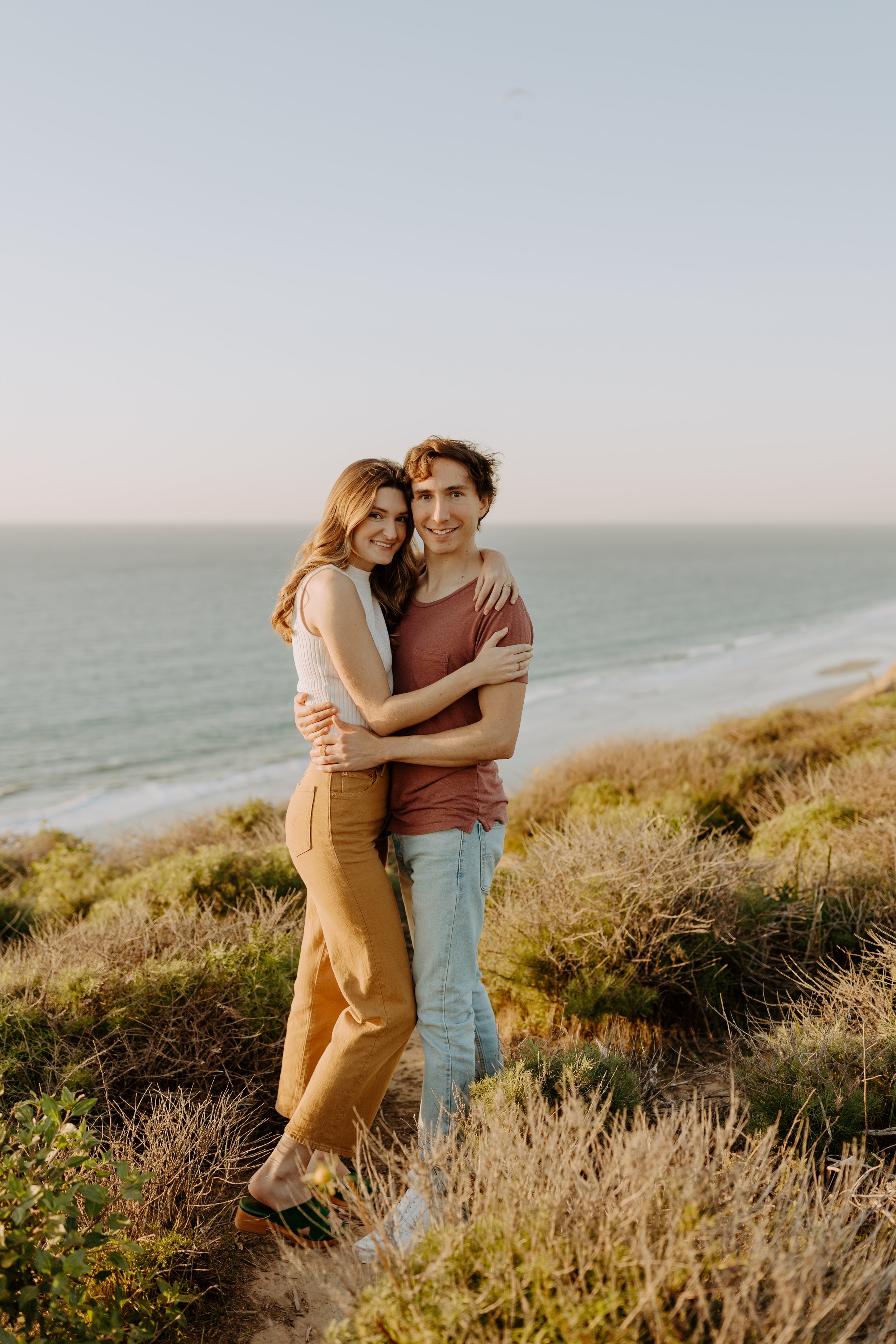 Katie + Francisco - Torrey Pines La Jolla Glider Port Cliffside Beach Engagement Photographer-62.jpg