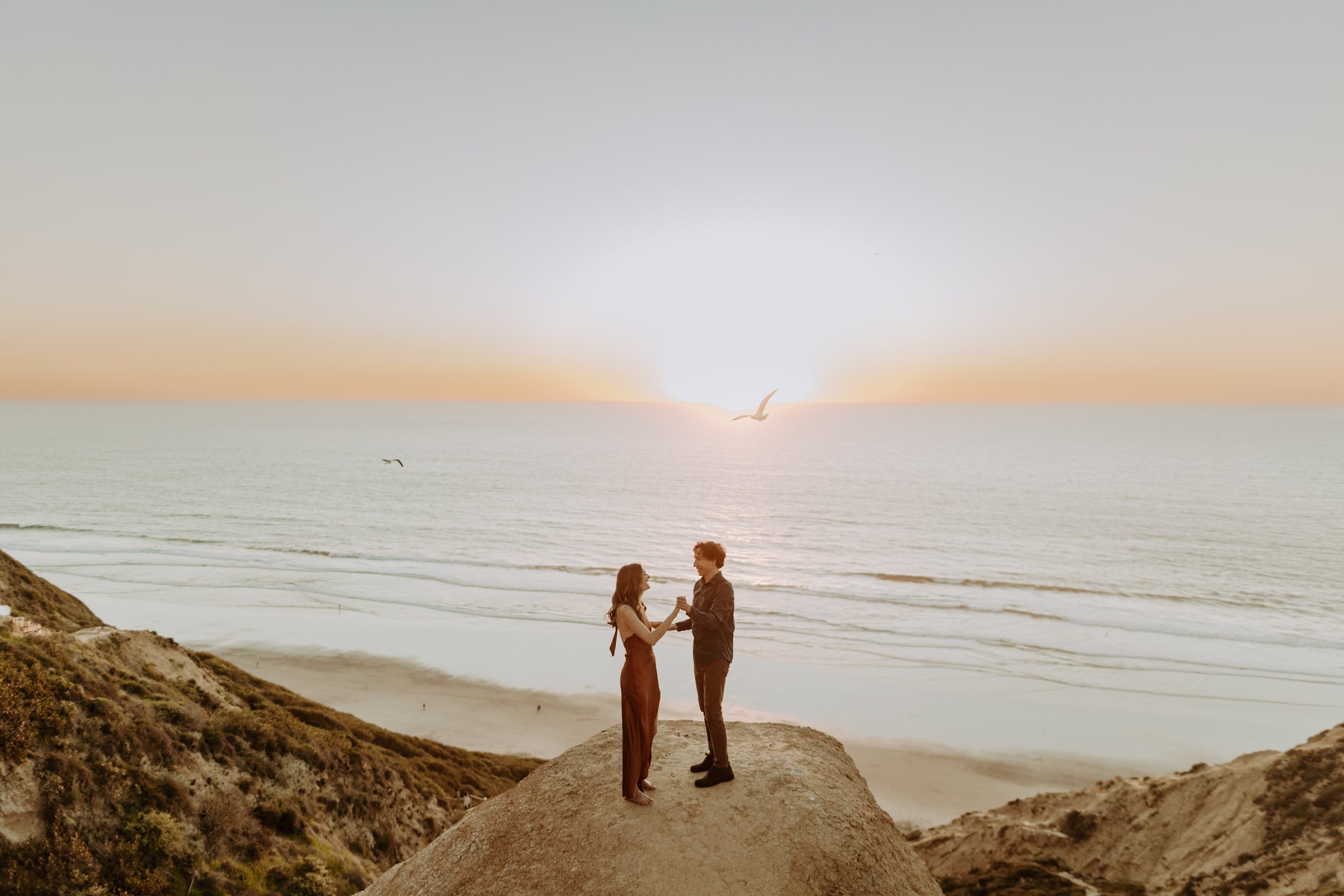 Katie + Francisco - Torrey Pines La Jolla Glider Port Cliffside Beach Engagement Photographer-116.jpg
