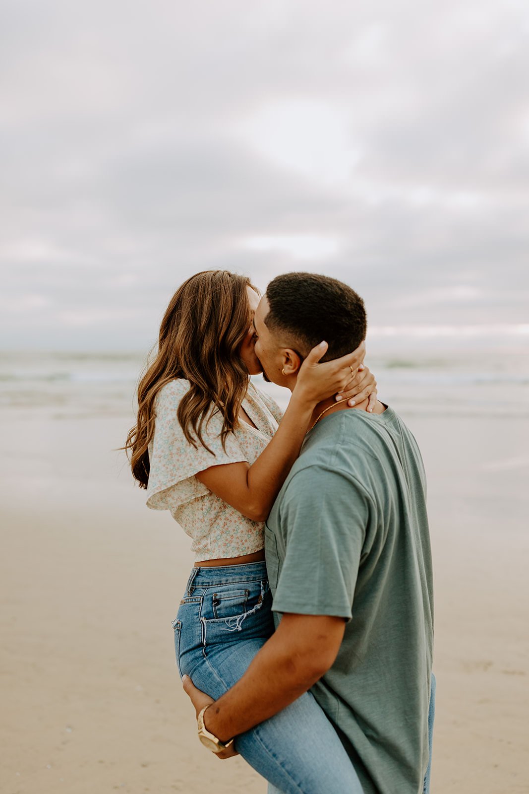 Britney + Markell La Jolla Beach Pier Couples Session  - San Diego Wedding Photographer-3.jpg