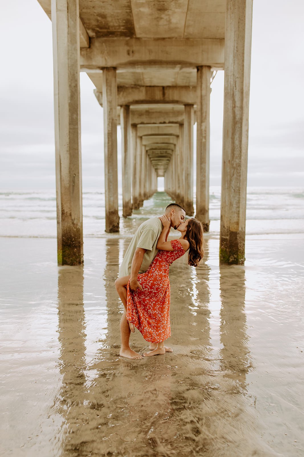 Britney + Markell La Jolla Beach Pier Couples Session  - San Diego Wedding Photographer-30.jpg