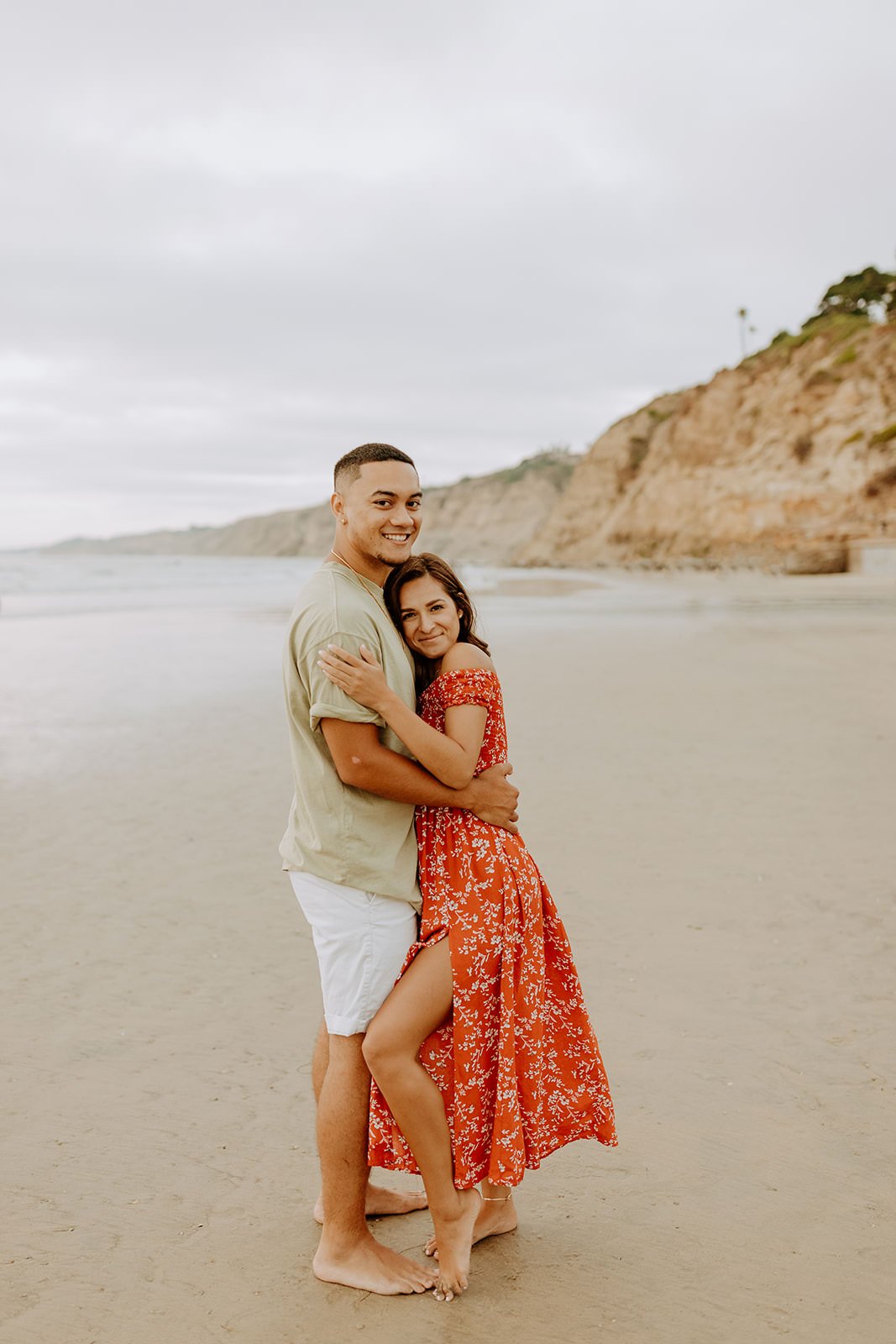 Britney + Markell La Jolla Beach Pier Couples Session  - San Diego Wedding Photographer-35.jpg