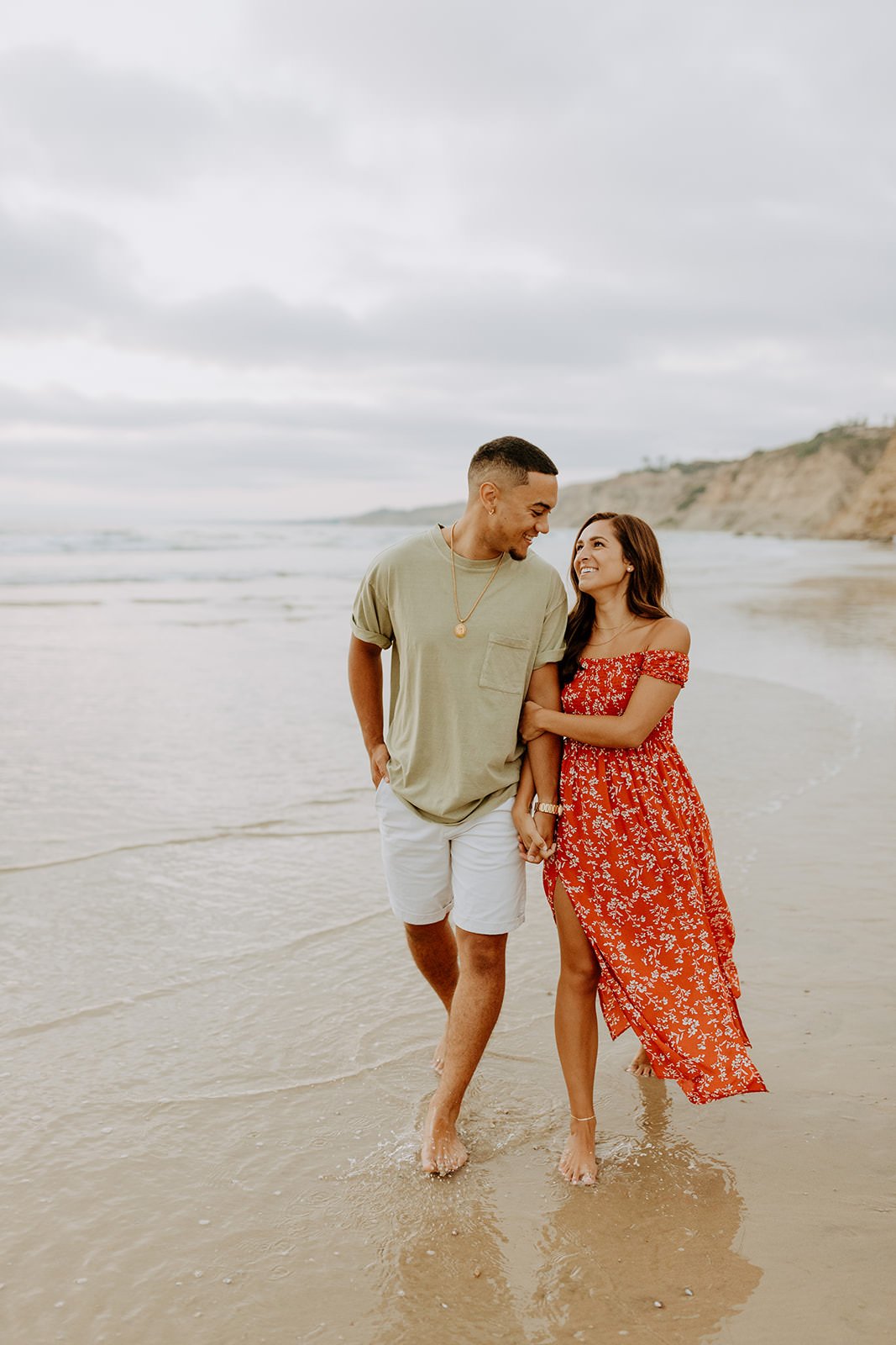 Britney + Markell La Jolla Beach Pier Couples Session  - San Diego Wedding Photographer-41.jpg