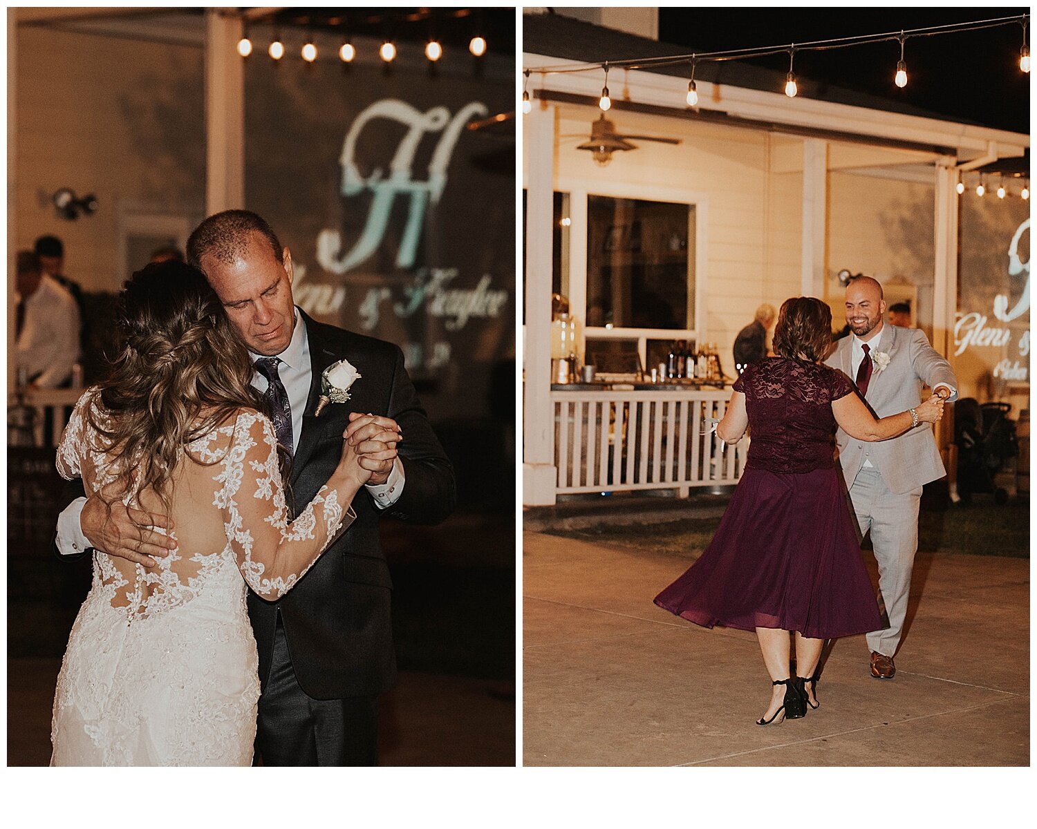 wedding bride and father dance