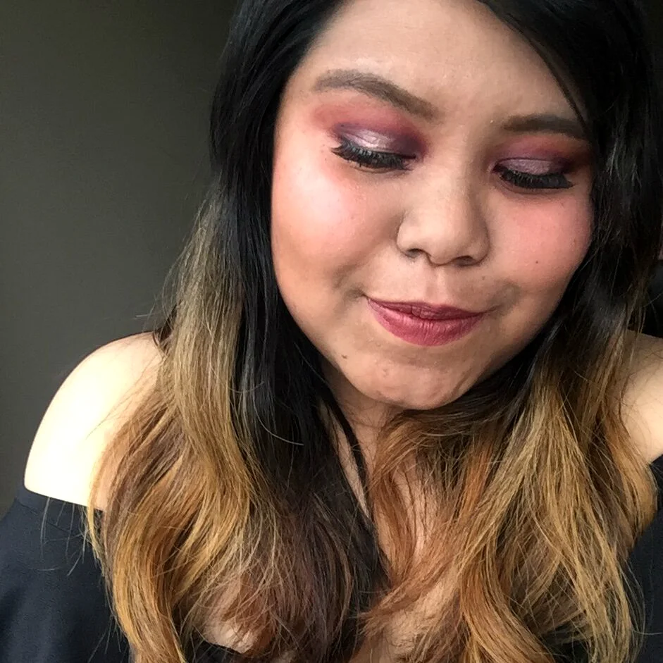 followed makeup tutorials on youtube, youtube makeup tutorial, makeup tutorial using morphe palette, morphe 60 shades of slay review, morphe makeup product review