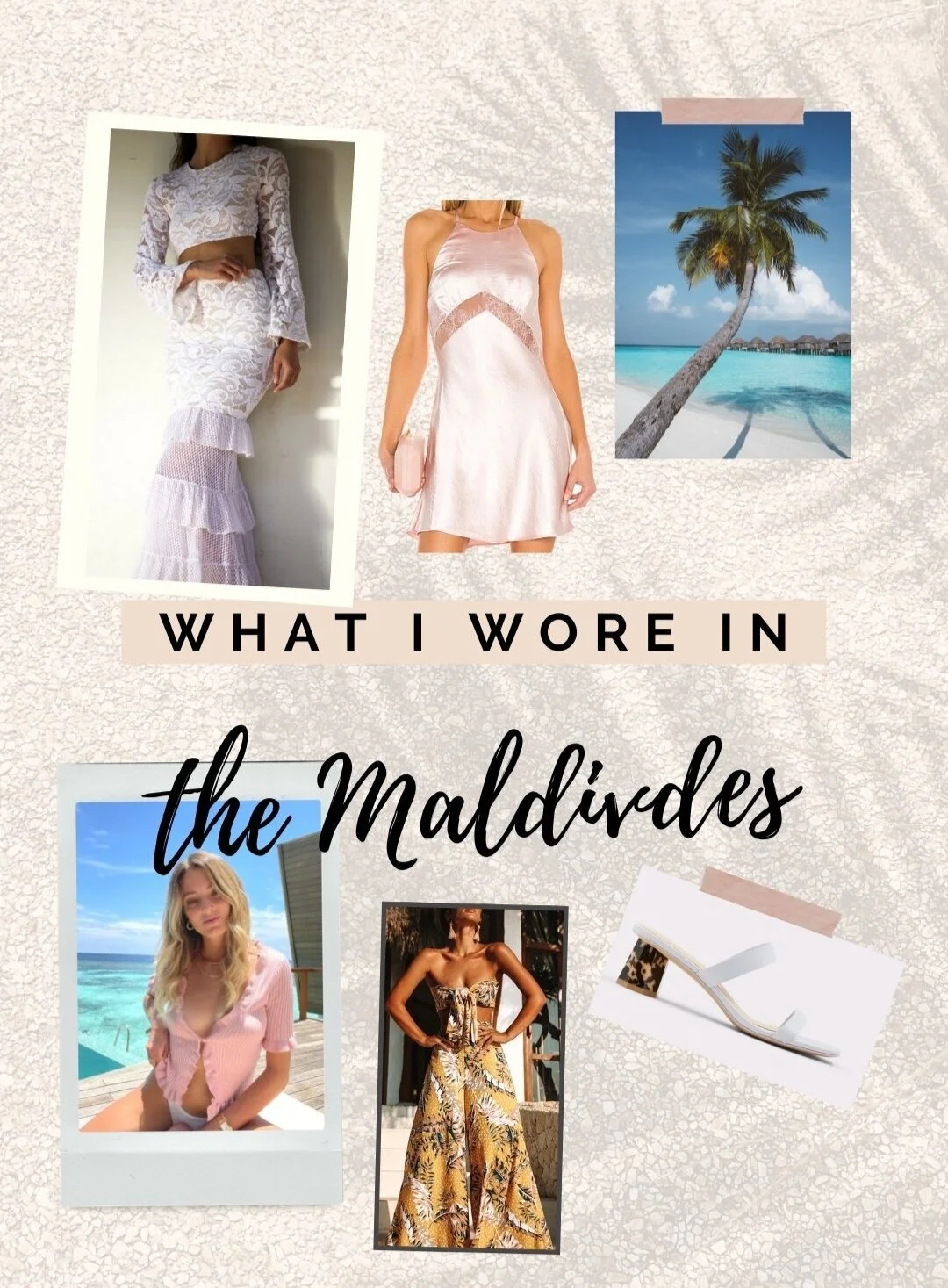 What I Wore in the Maldives 