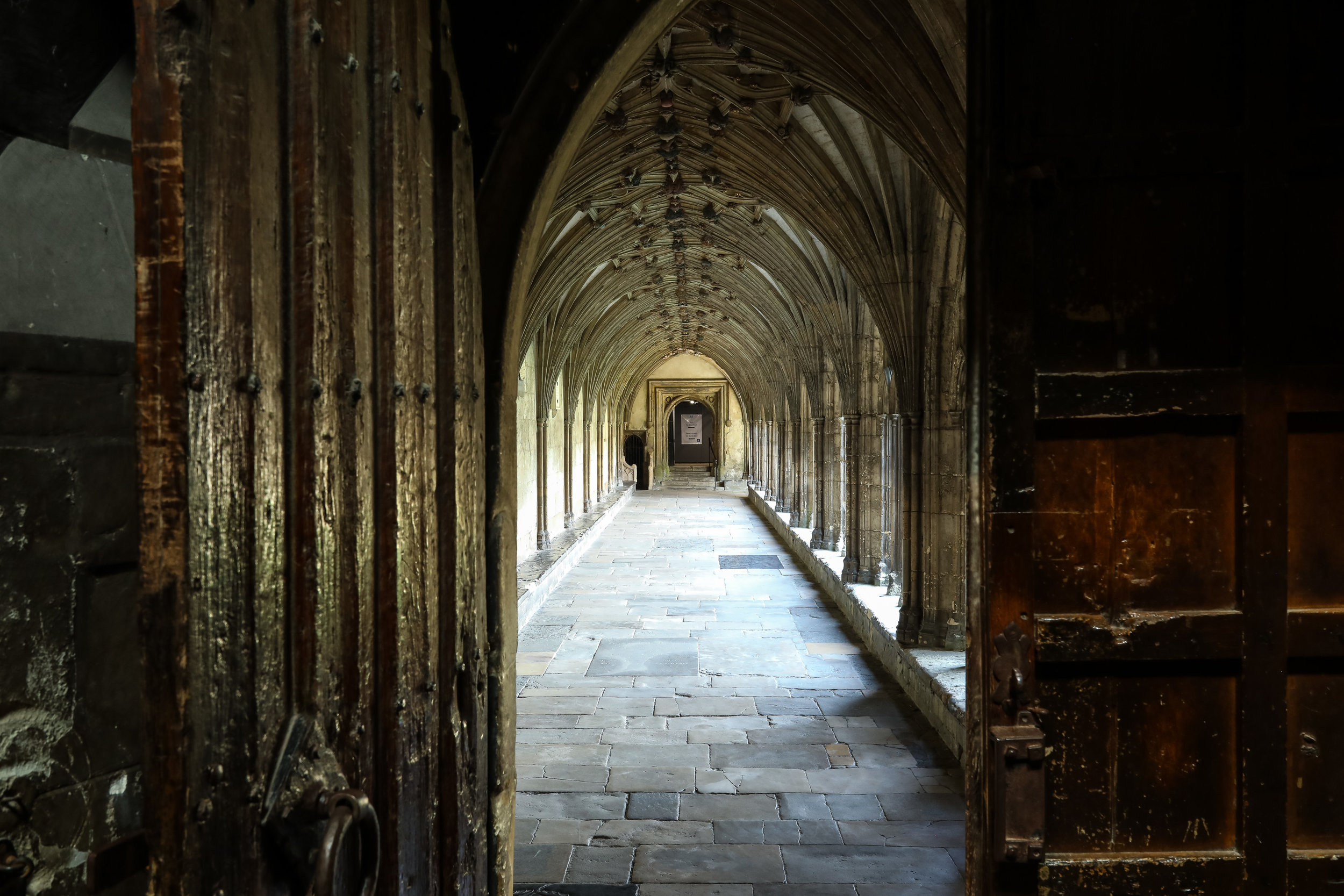 door onto Canterbury great cloister.jpg