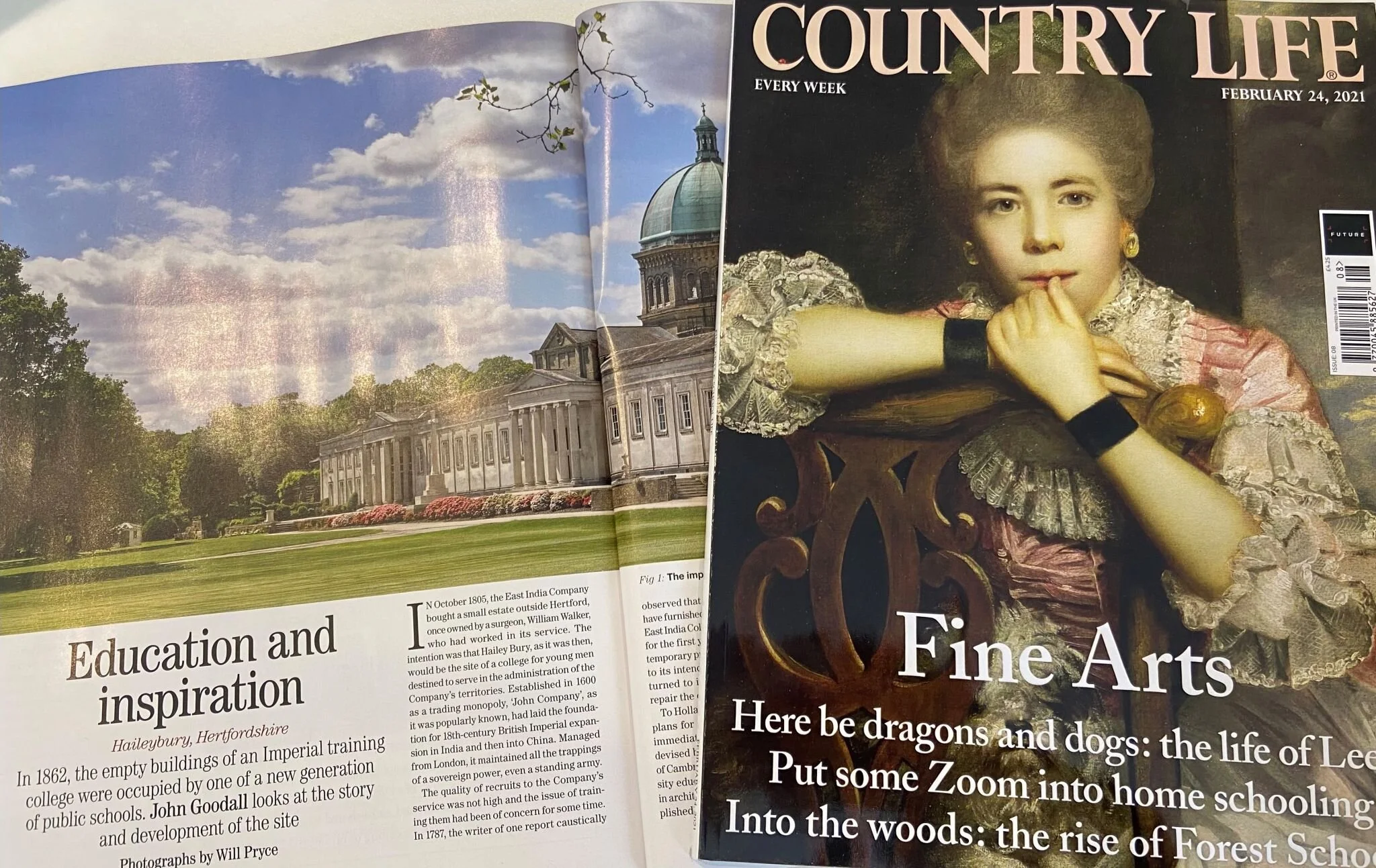 Country Life on Haileybury architecture