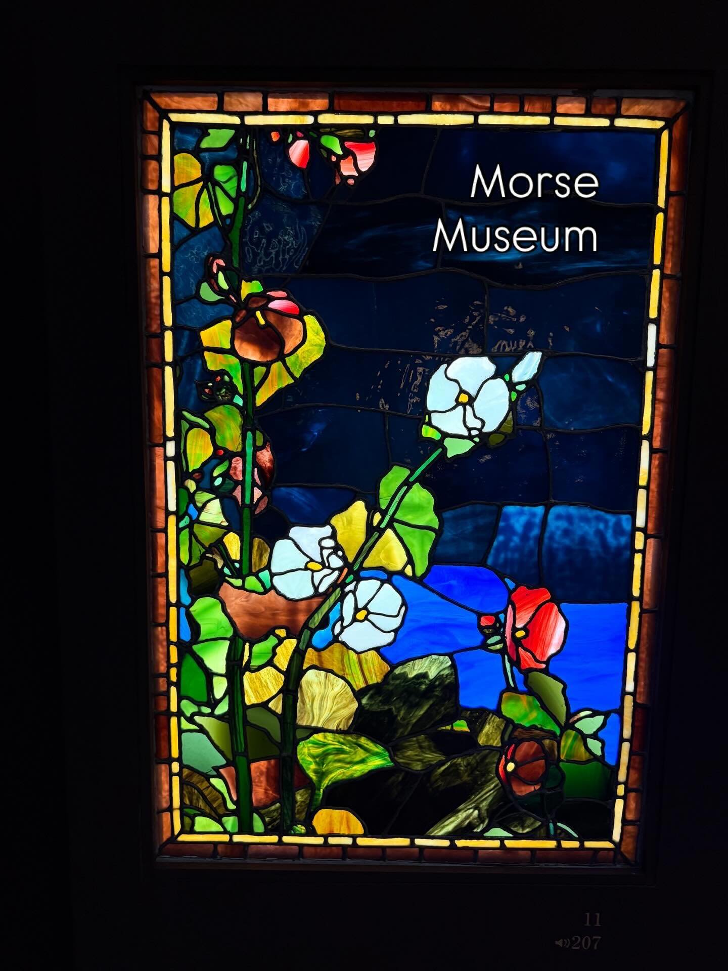 Wonderful visit to the @morsemuseum museum in Winter Park, just outside Orlando &mdash; home to the world&rsquo;s most comprehensive collection of stained glass and decorative work by Louis Comfort Tiffany.

A marvellous chance to revel in the full p