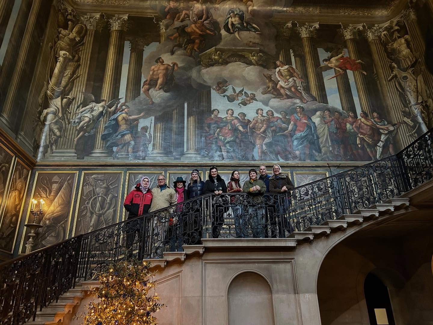 Gough clan Christmas outing 🎄⛸️
Brother Richard and sister Clare (@lancastergough) with families on an early festive jaunt around Hampton Court Palace &mdash; from skating at @palaceicerink to Cardinal Wolsey, Henry VIII and Tudor majesty, onto the 