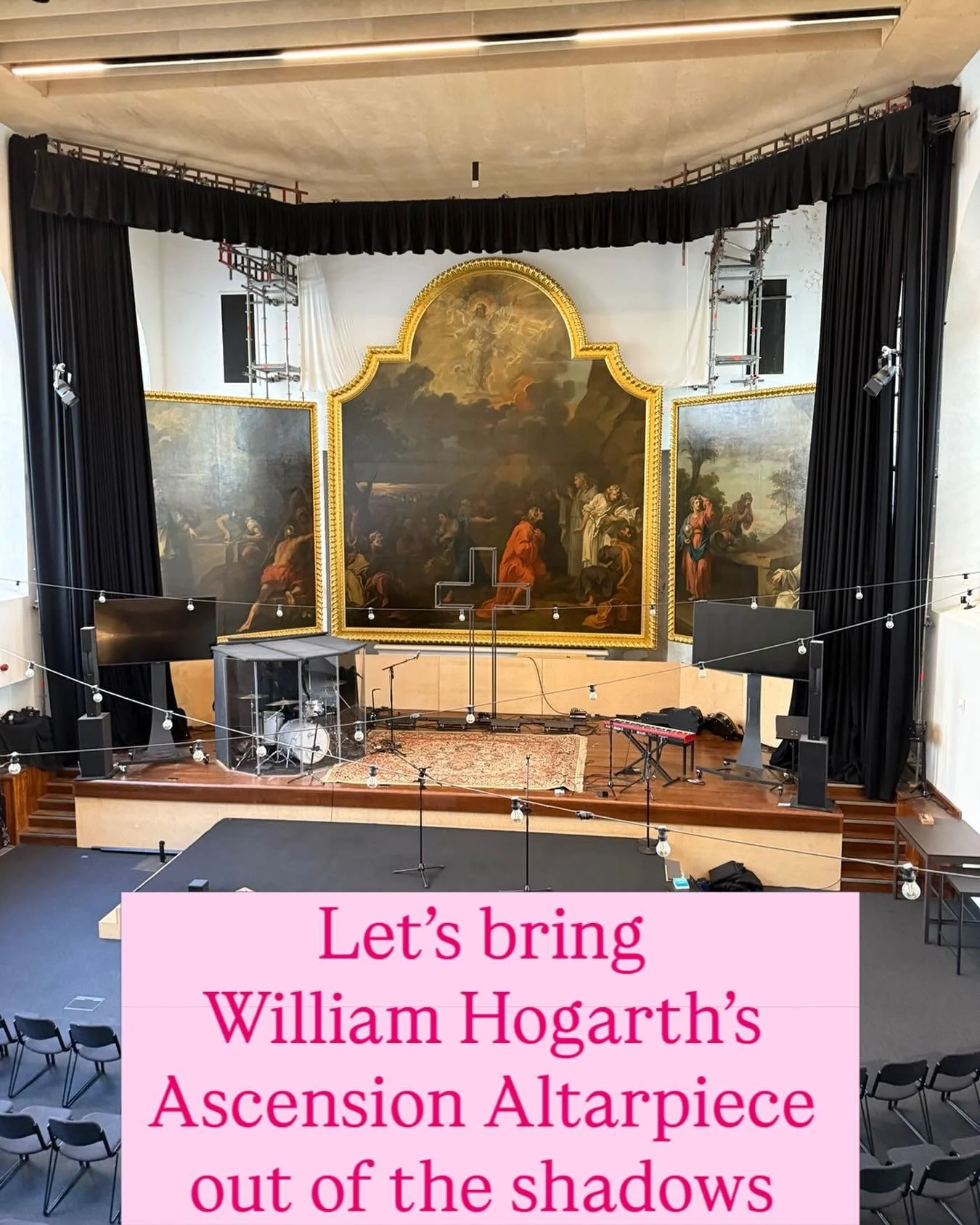 For Ascension Day, what more appropriate than to champion a return to public view for great British artist William Hogarth&rsquo;s magnificent and vast Ascension triptych - Hogarth&rsquo;s fabulous demonstration that the English could create grand-sc