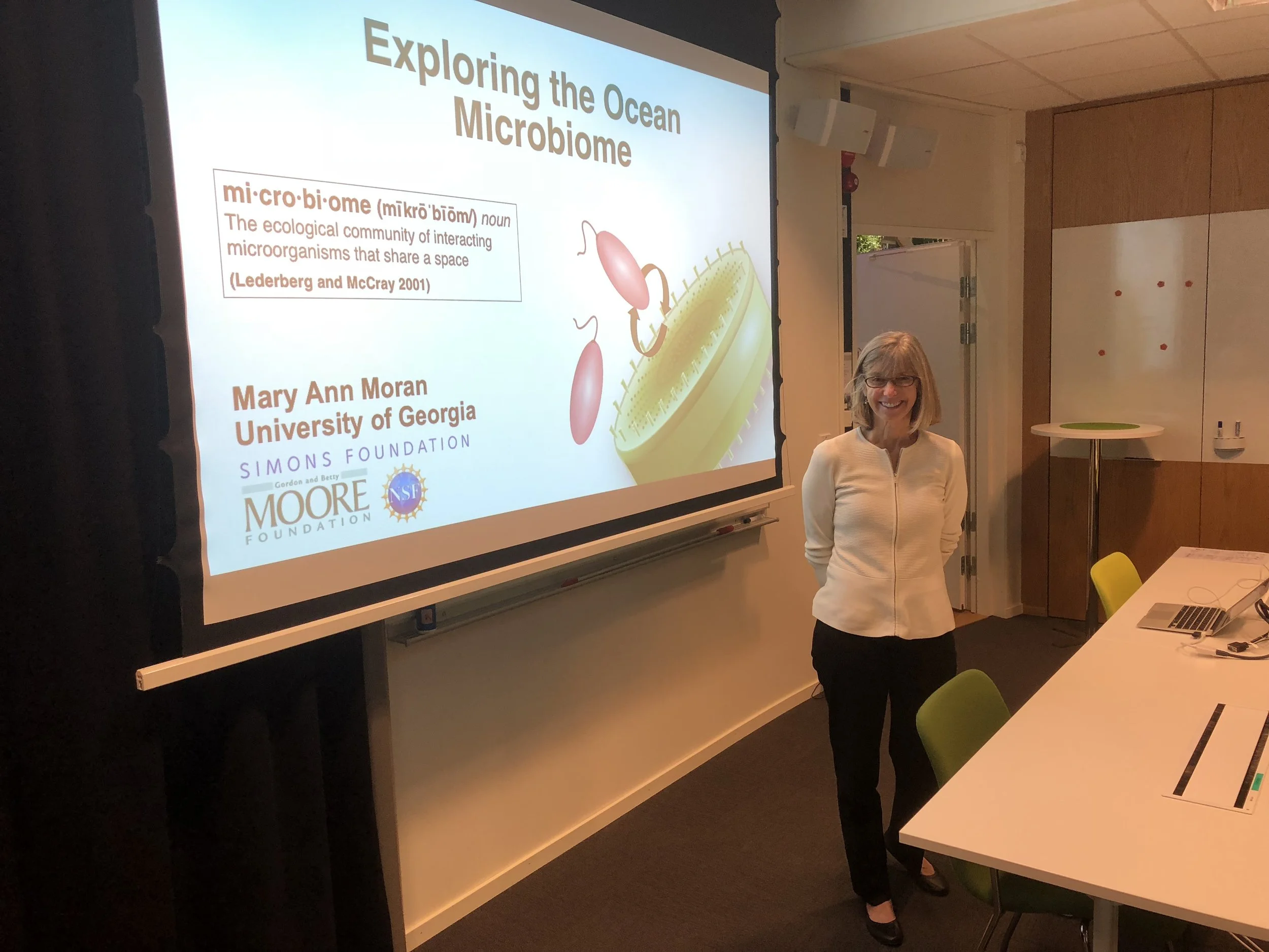 Distinguished lecture, September 27th 2018 in Uppsala with Mary Ann Moran, University of Georgia