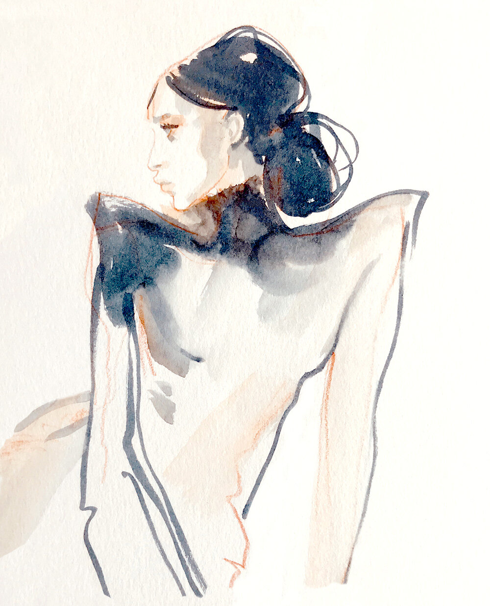 Fashion Figure/Watercolor