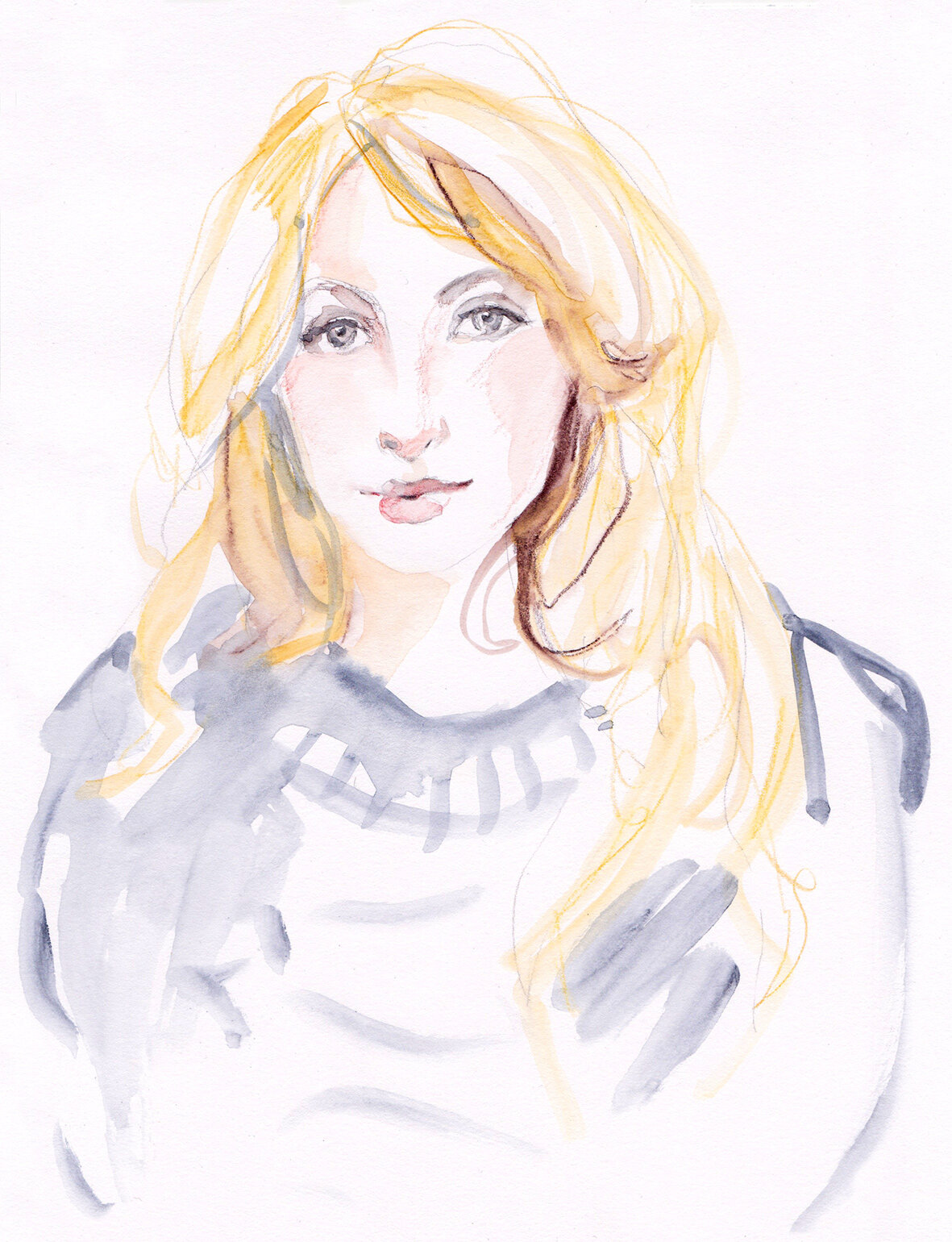 Fashion Figure/Watercolor