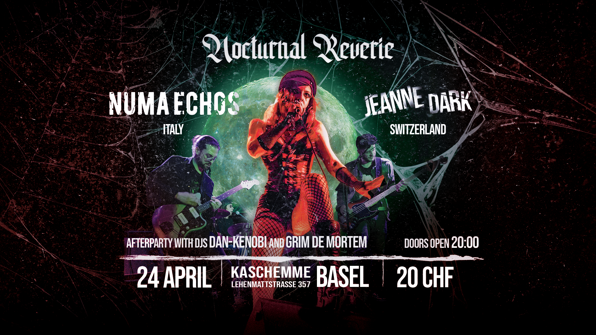 NOCTURNAL REVERIE: NUMA ECHOS (IT) // SuppoJEANNE DARK (CH)
