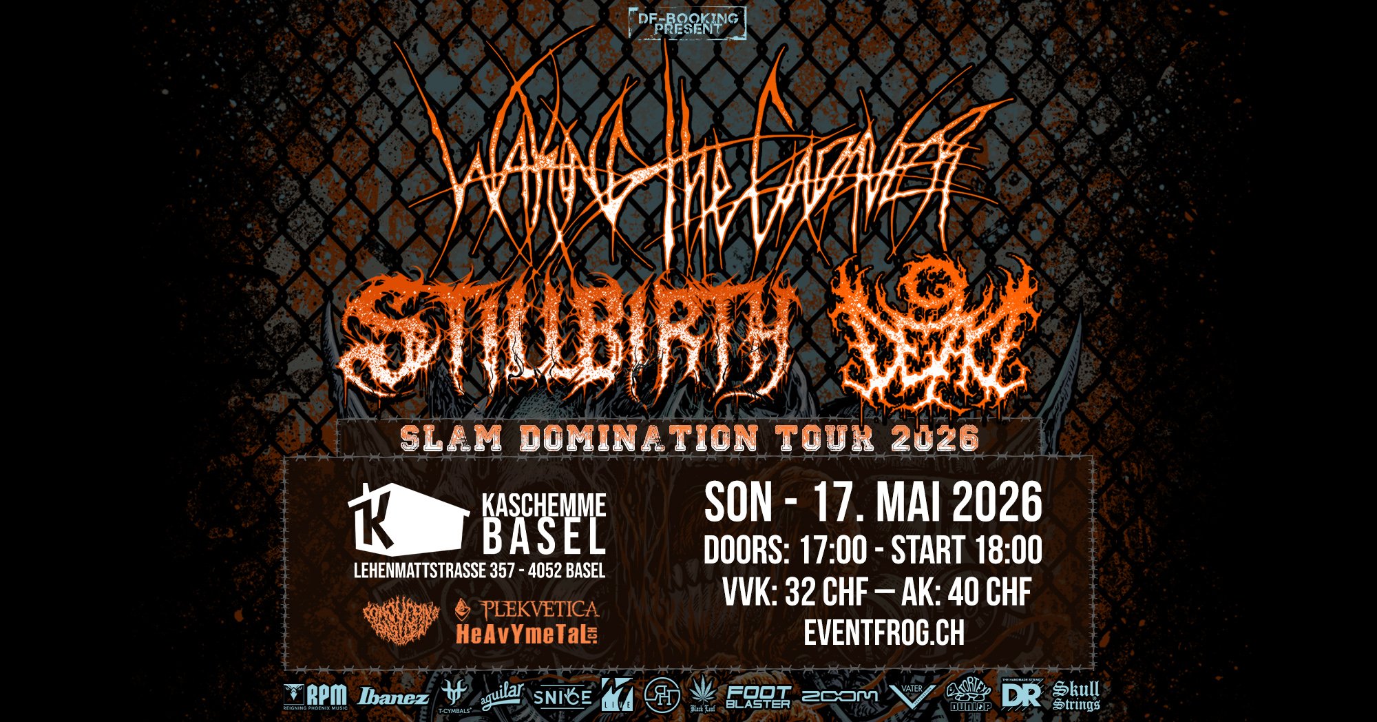   CONQUERING BASILEA: WAKING THE CADAVER (USA), STILLBIRTH, 9 DEAD