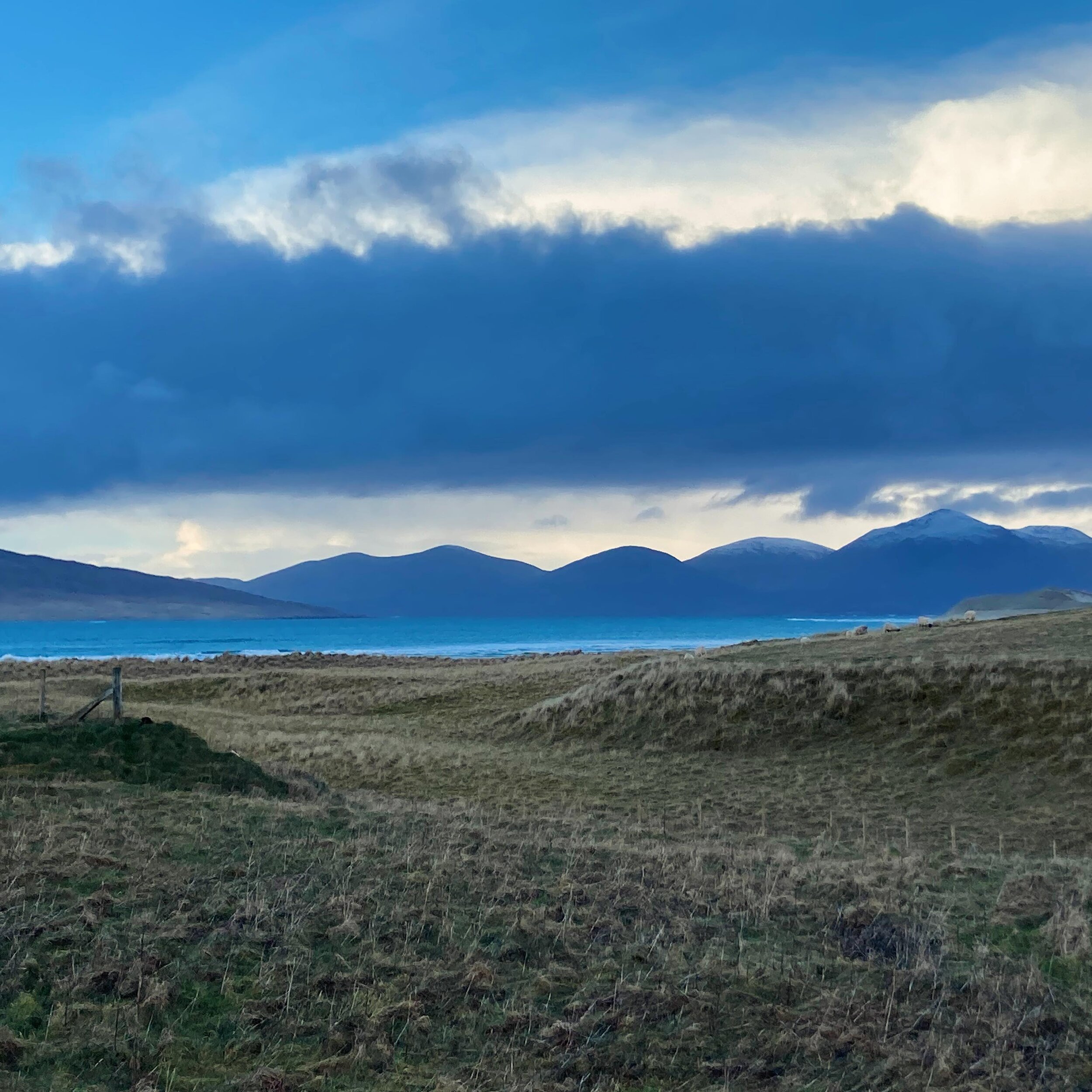 What an utterly beautiful evening in West Harris.
It&rsquo;s so nice to feel and see the days stretching, especially when the winds drop and the cool blues seem to jump from the landscape.

#SmallBusiness #IsleOfHarris #WinterLight #ScottishLandscape