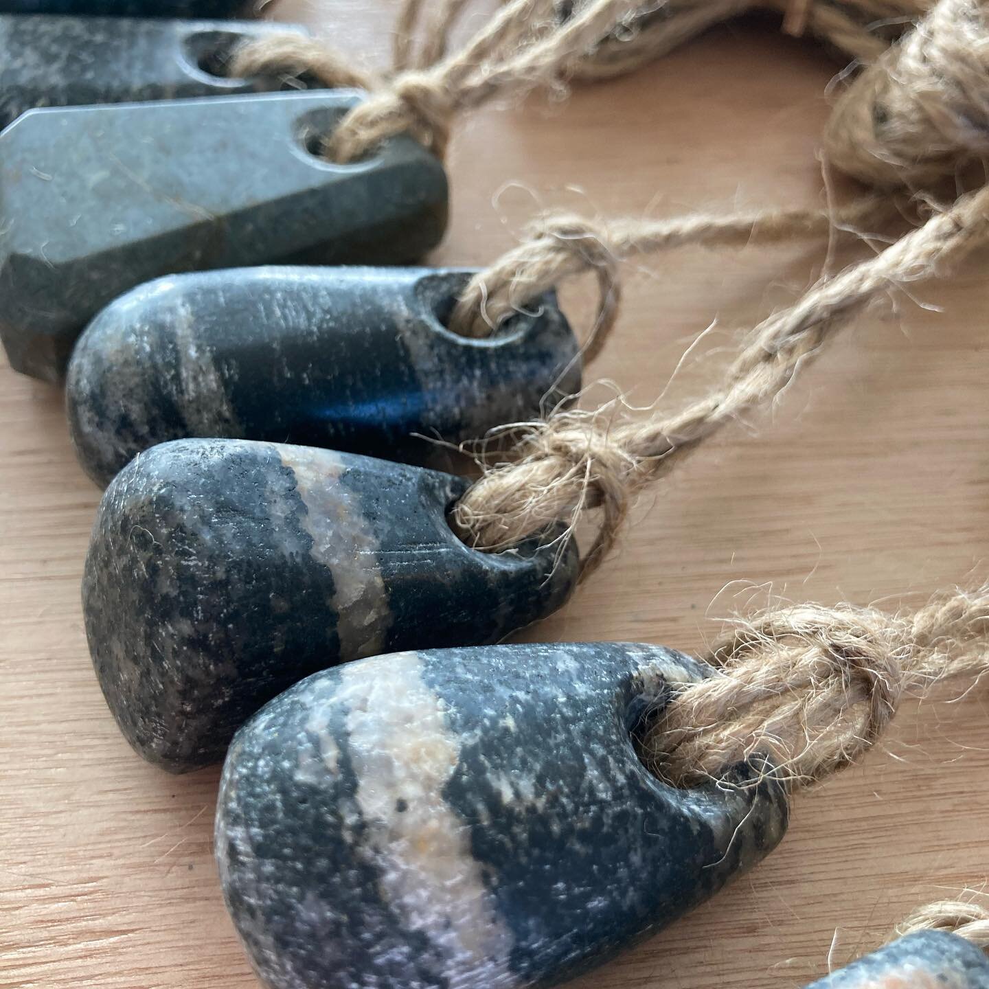 Sturdy Lewisian Gneiss light pulls, a great way to bring a little touch of the Hebrides into your home.

Natural stone, carved by hand in our home workshop.

www.gneiss-things.com/gneiss-home

15% off all web stock until 10th March -code &ldquo;TREAT