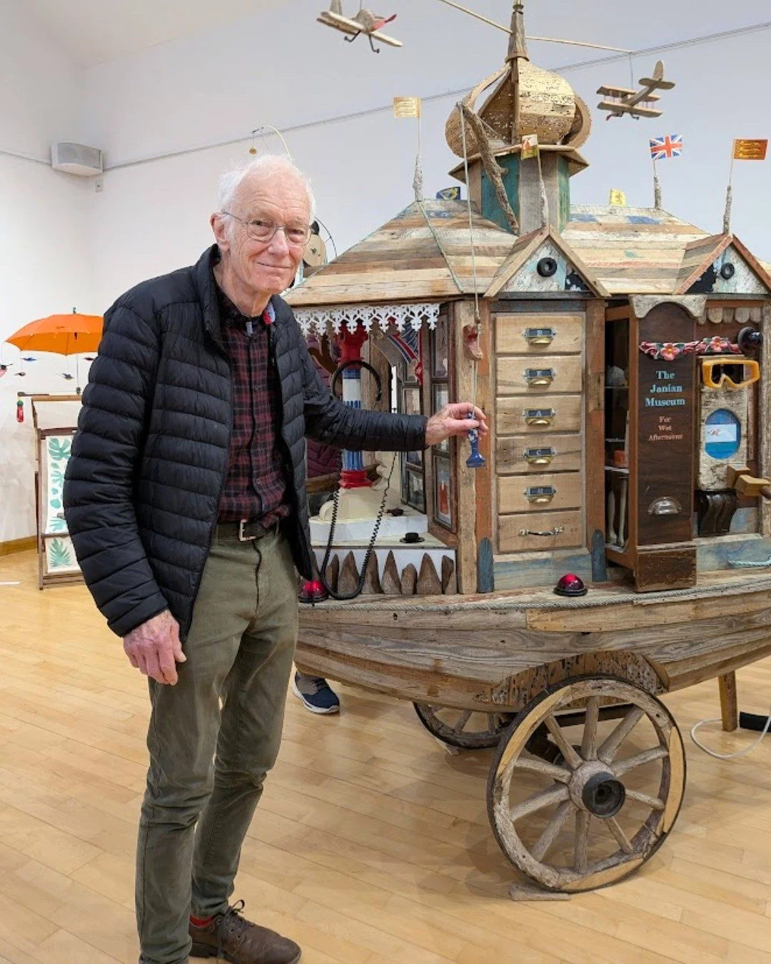 A Moveable Refreshment - Works Old and New by Robert Race

Saturday 24th January - Sunday 8th March 2026

We invite you to discover the wonderful world of Robert Race. His ingenious inventions combine humour, wit and wonder, and a delight in re-purpo