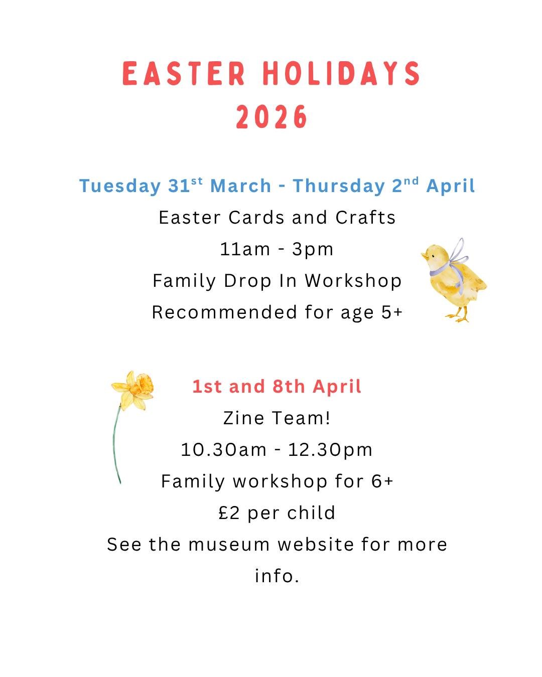 Easter Holidays at the Museum in the Park 🐰 

#EasterHolidays #VisitStroud #VisitCotswolds #WhatsOnGlos