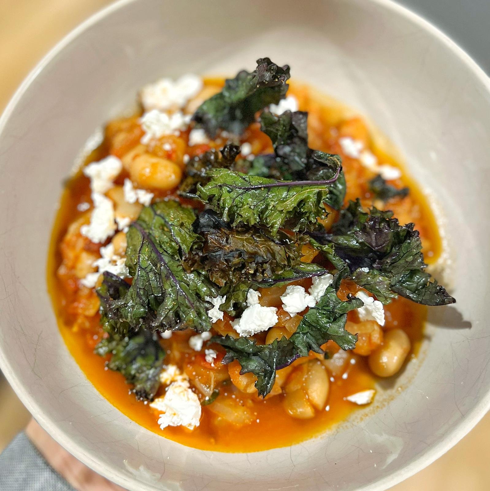 Warming White Bean and Kale Soup