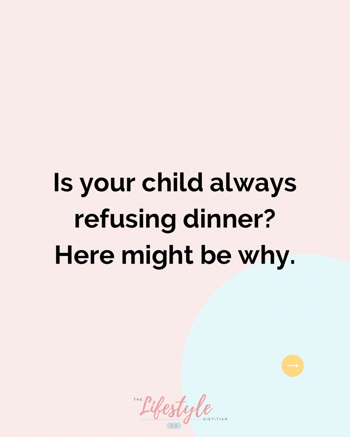 🍽️ Dinner dilemmas driving you crazy? We feel you, frustration and worry included. 

But, unlocking the mystery behind why your child is refusing to eat dinner can really help shift things ✨

Check out our top 5 reasons why those little taste buds m