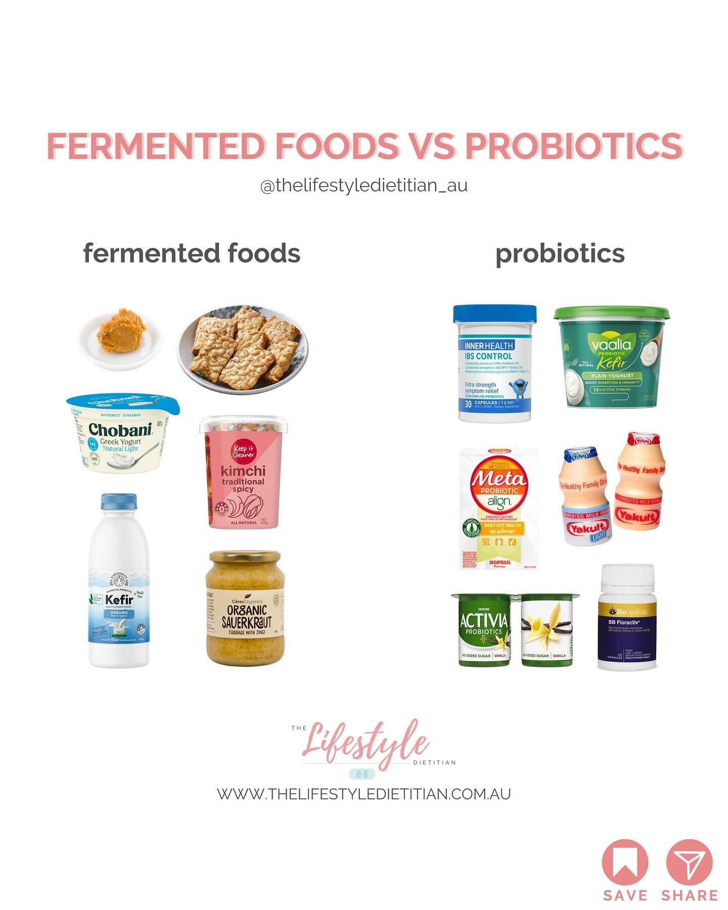 Truth bomb: just because a food is fermented, doesn&rsquo;t mean it&rsquo;s a probiotic.

A true probiotic is a live microorganism that is a specific strain taken at a specific dose to produce a specific health benefit. And, it needs to be proven wit