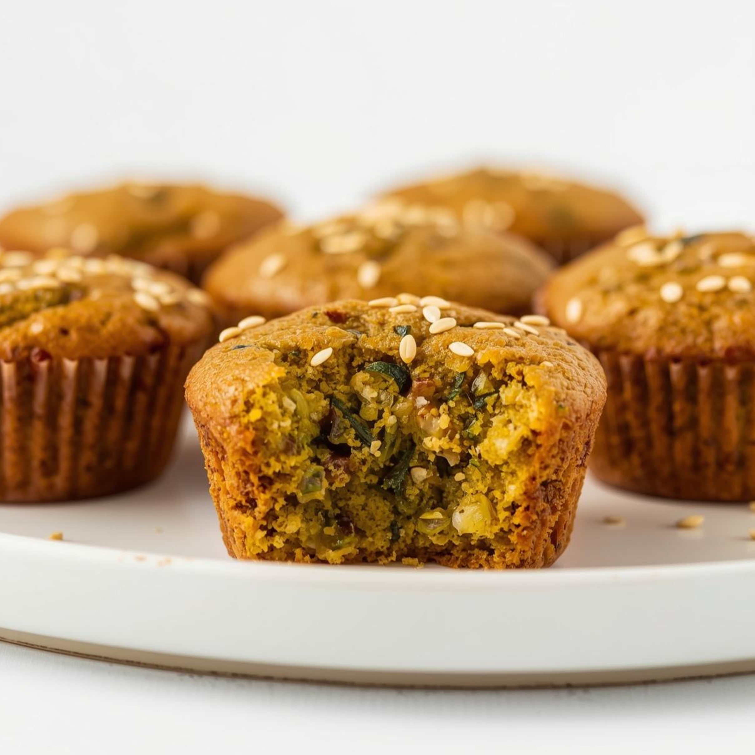 IBS-friendly savoury veggie muffins for sensitive guts