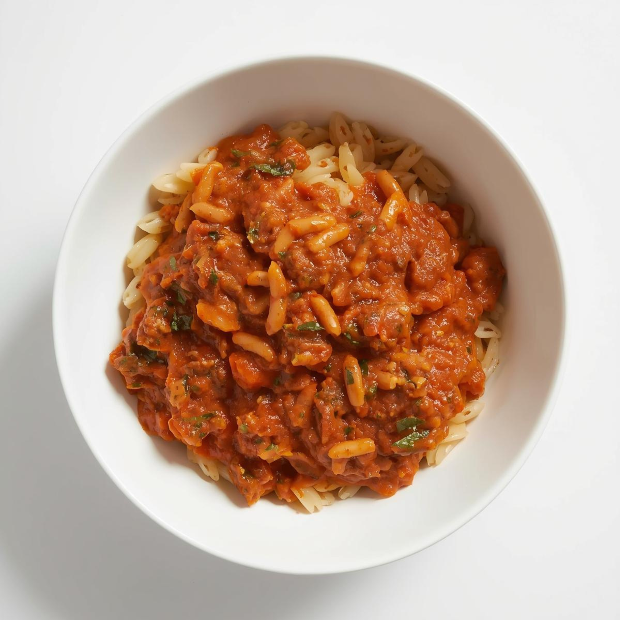 One pot IBS-friendly risoni bolognese using gentle fibre cooking techniques