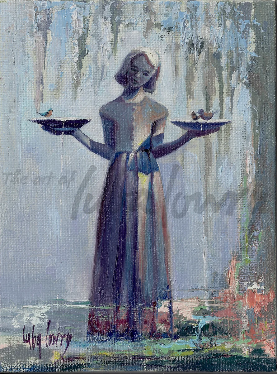 Bird Girl by Luba Lowry, 6 x 8