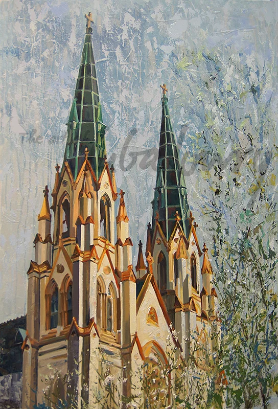 Cathedral No. 1 by Luba Lowry, 24”x36”, Oil on Canvas: Private Collection
