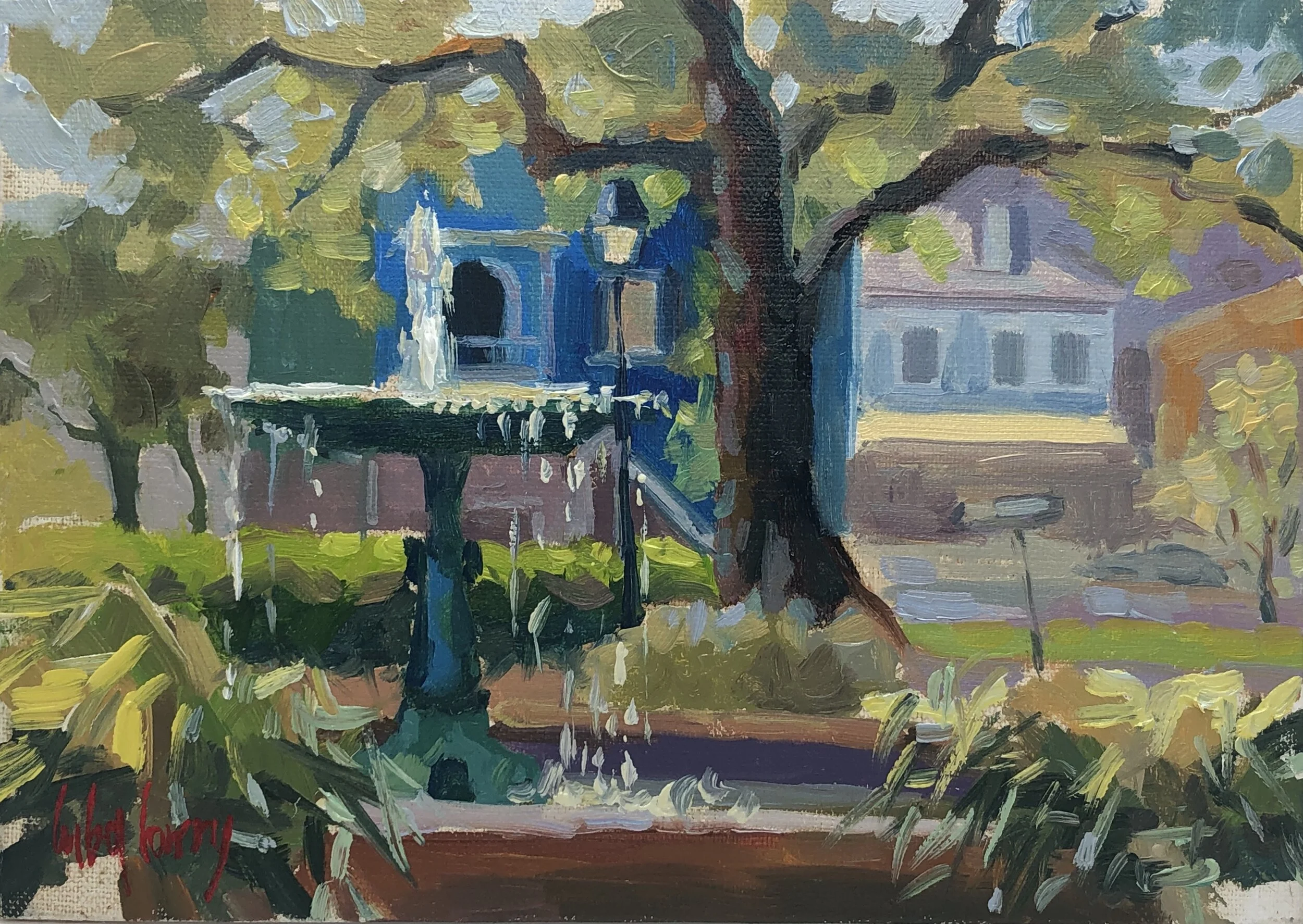 #25: The Wormsloe Fountain on Columbia Square 