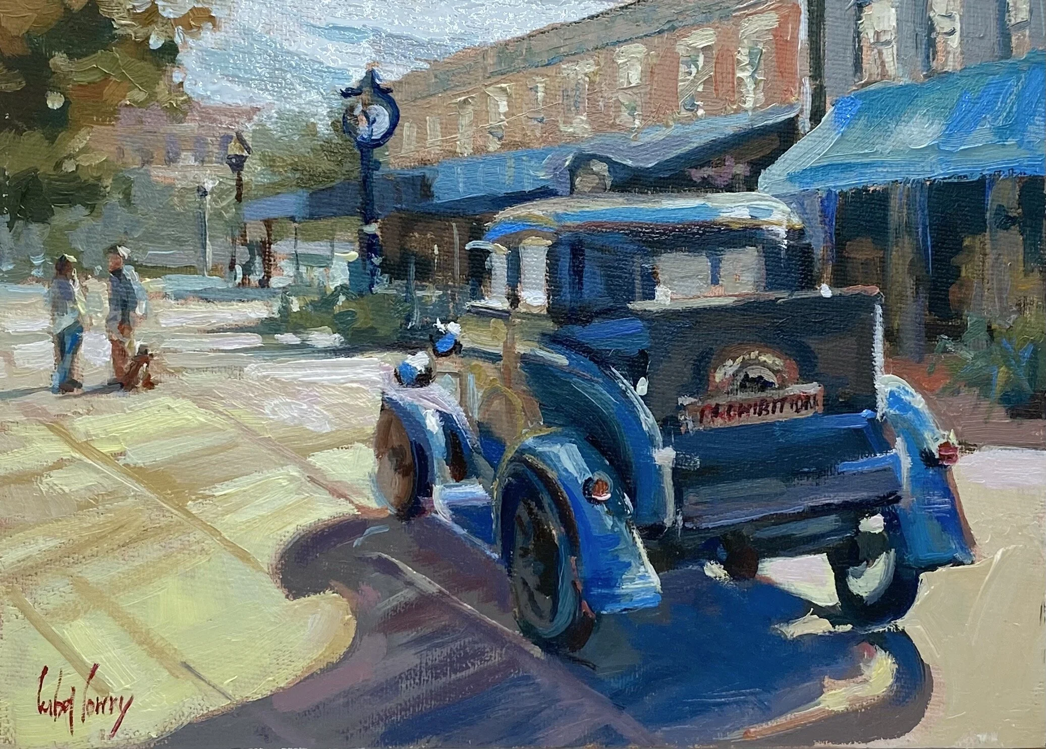 #54: Painting Near Ellis Square in Savannah City Market 