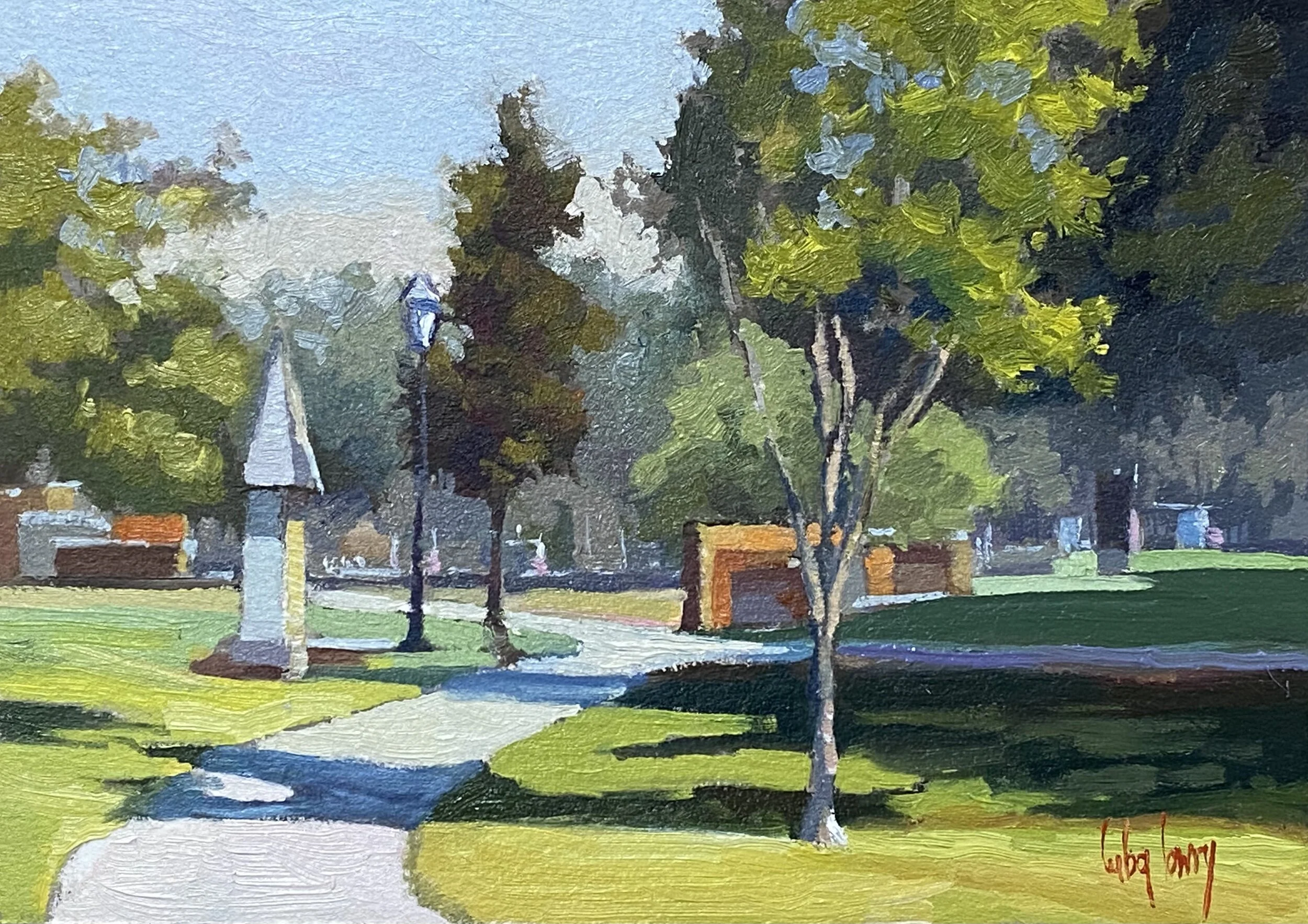 #85: Colonial Park Cemetery in May: Hooray for the Greens! 