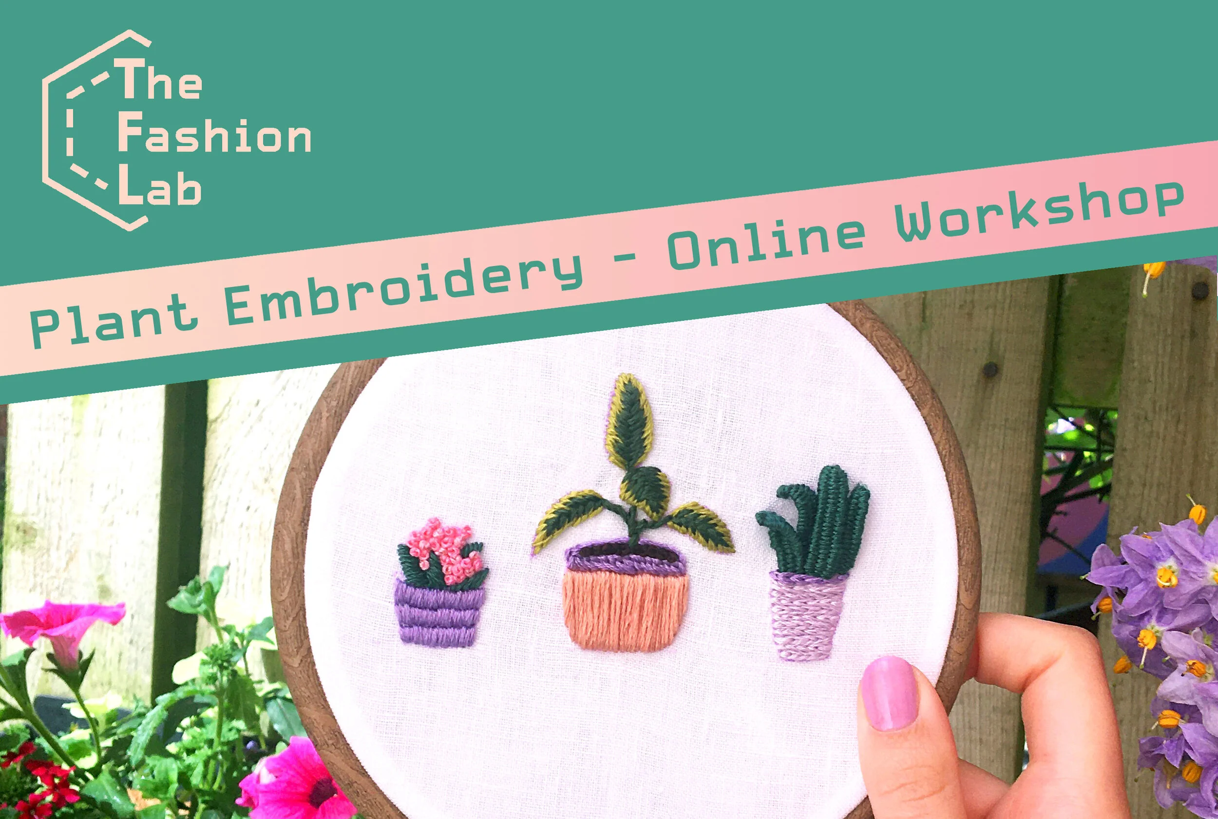 How to do Plant Embroidery - Online Workshop