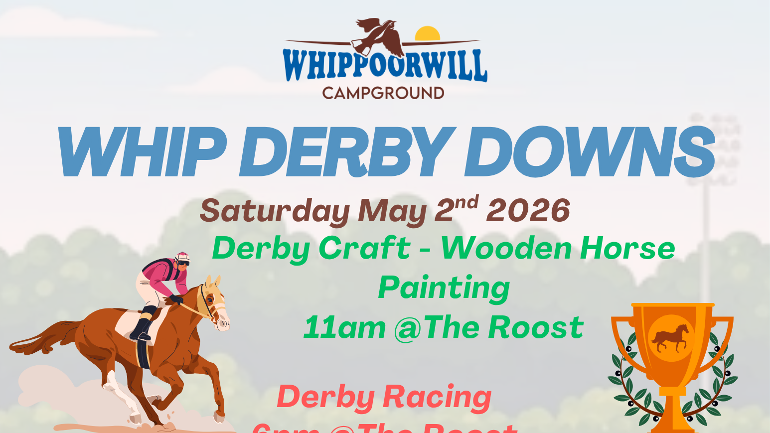 Derby Craft - Wooden Horse Painting