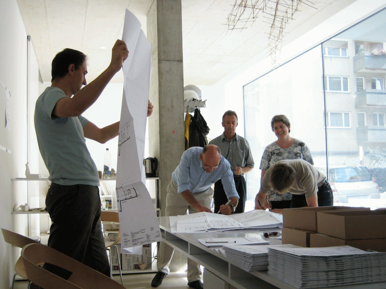 Unterschrift Baubewilligungsprojekt HABU