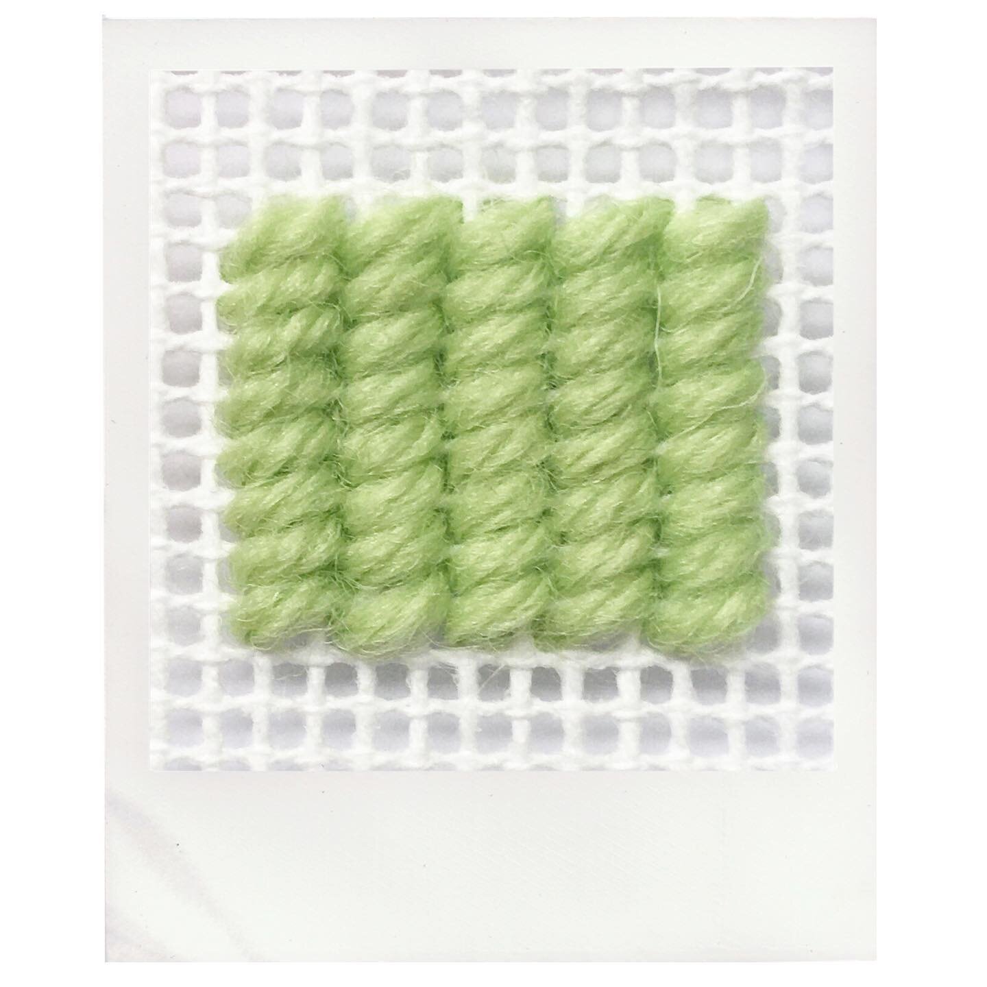 Stitch Monday!!! 

I&rsquo;m bringing you this lovely Rep Stitch today. It&rsquo;s the slightly larger cousin of the Aubusson Stitch. 

Worked in columns, from up to down the canvas, this stitch is the perfect one to give you a gorgeous striped textu