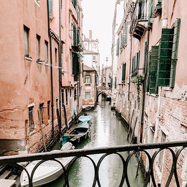 Today we enjoyed the city via a four-hour walking tour with a local guide. The weather was wet for outdoor activity, but we had fun anyway! Here&rsquo;s just one of my favorite pics of the day. Venice is such a beautiful place! #travel #travelphotogr